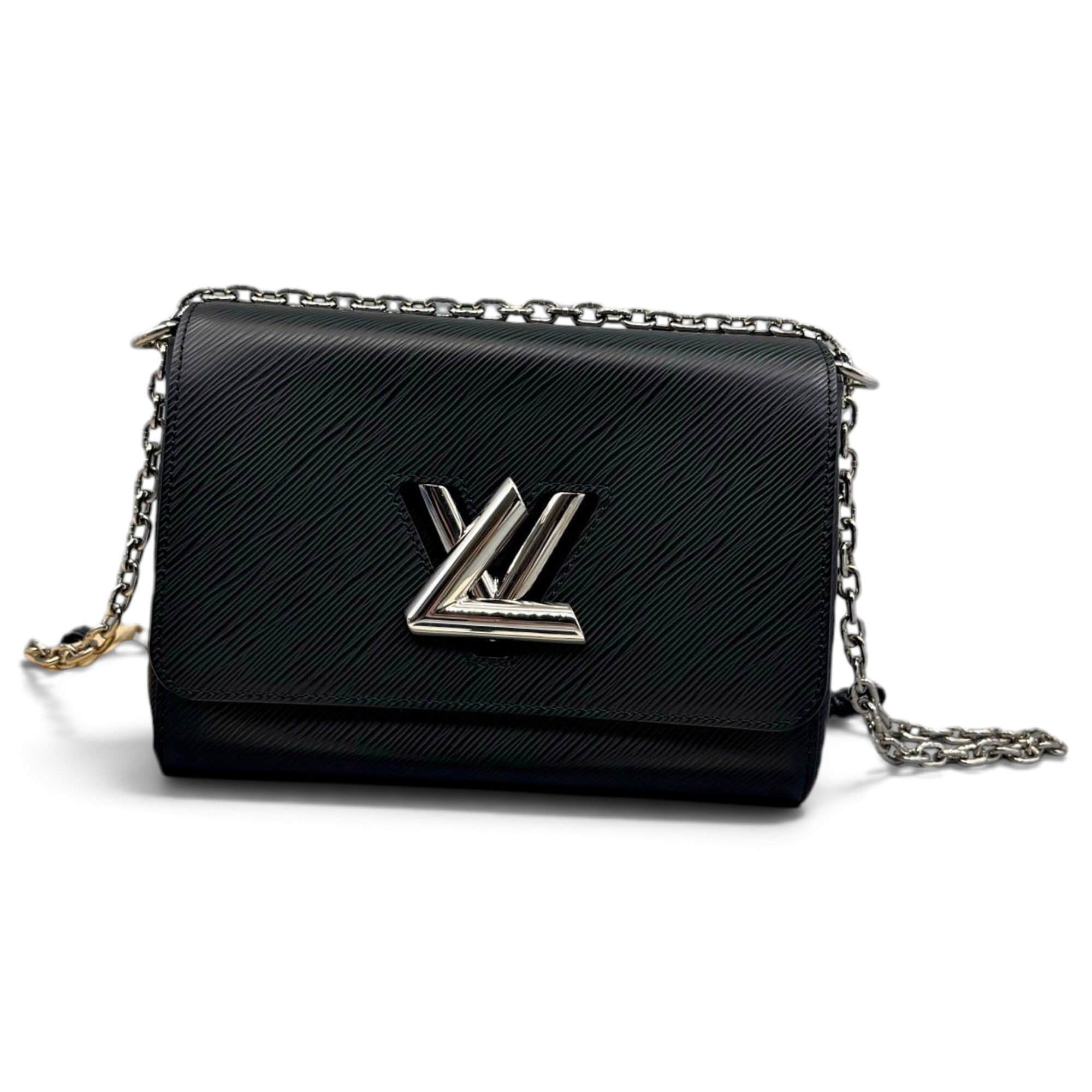 Twist leather handbag