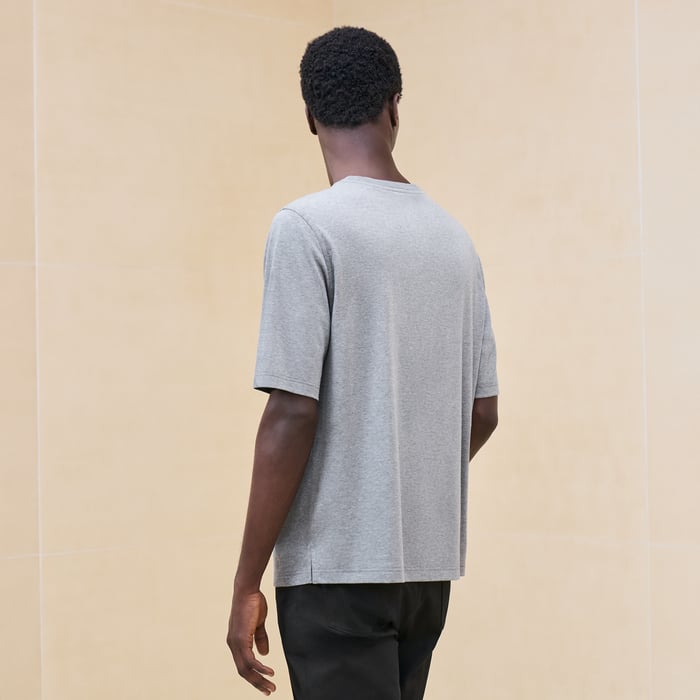 Gris "Metallerie Au Carre" T-shirt