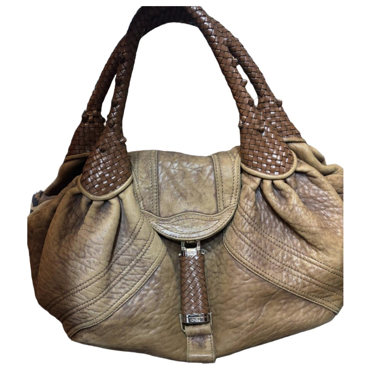 Spy leather handbag