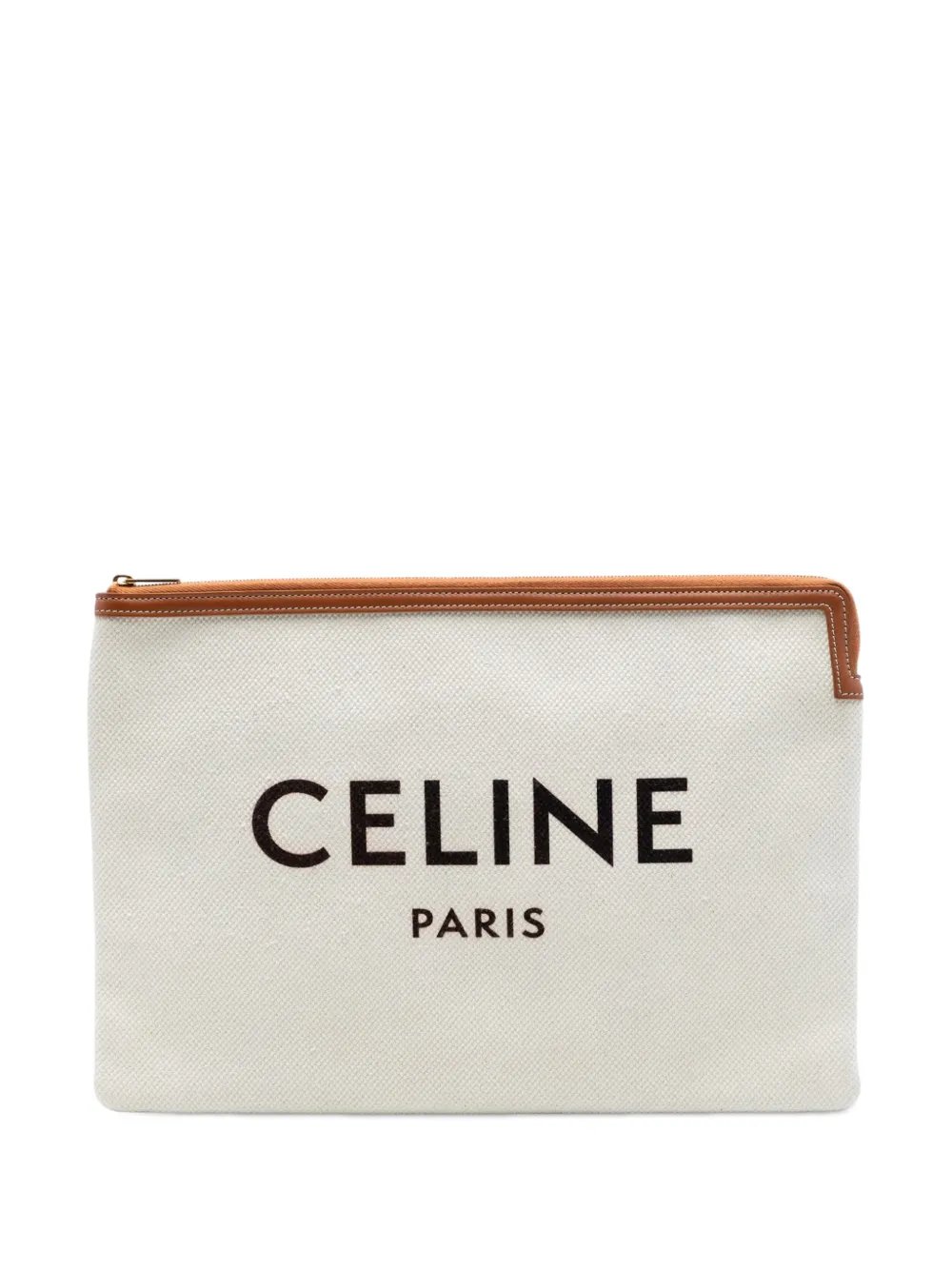2019 Large Canvas Logo clutch bag