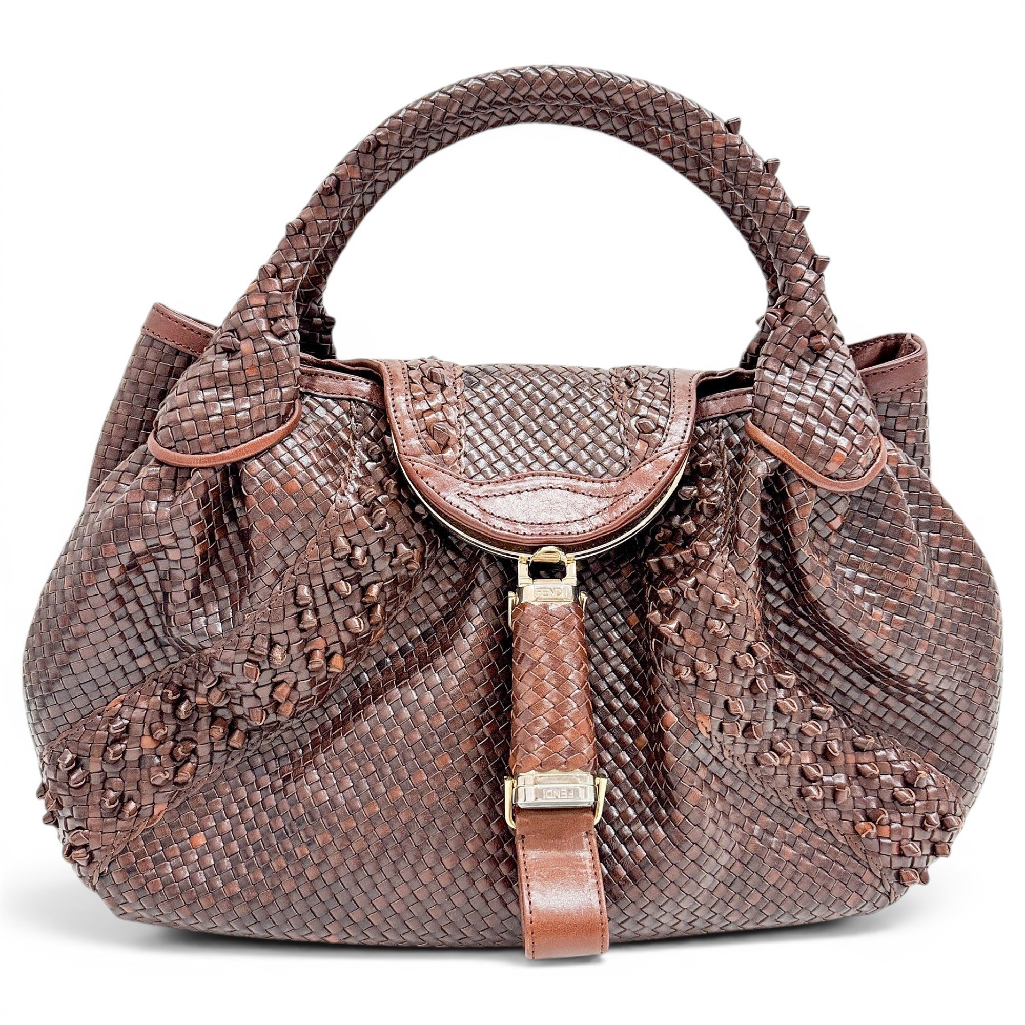 Spy leather handbag