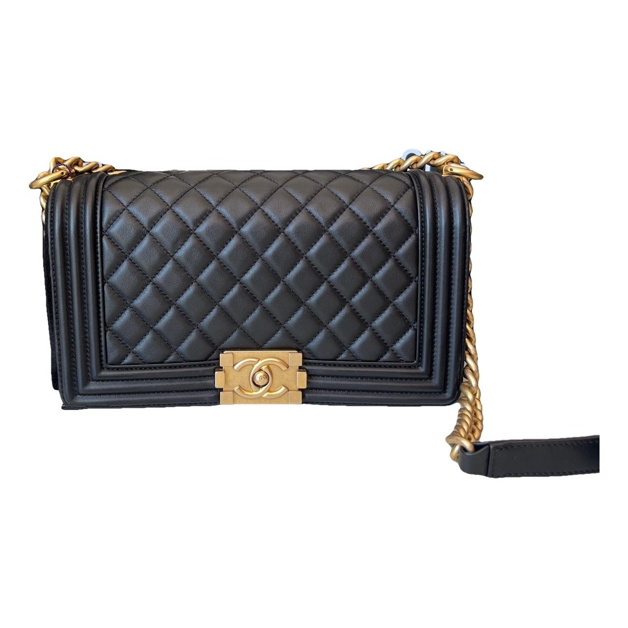 Boy leather crossbody bag