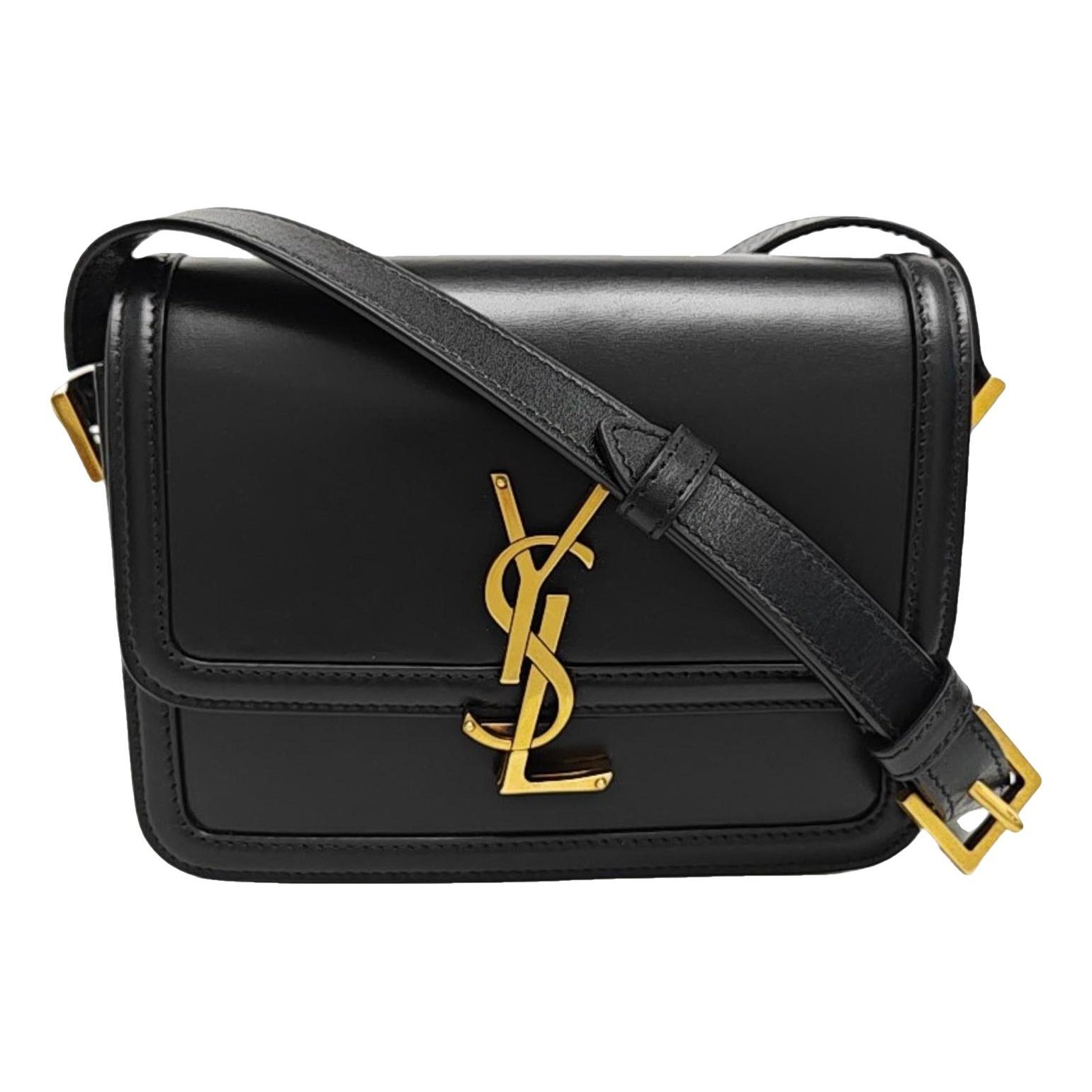 Solférino leather handbag