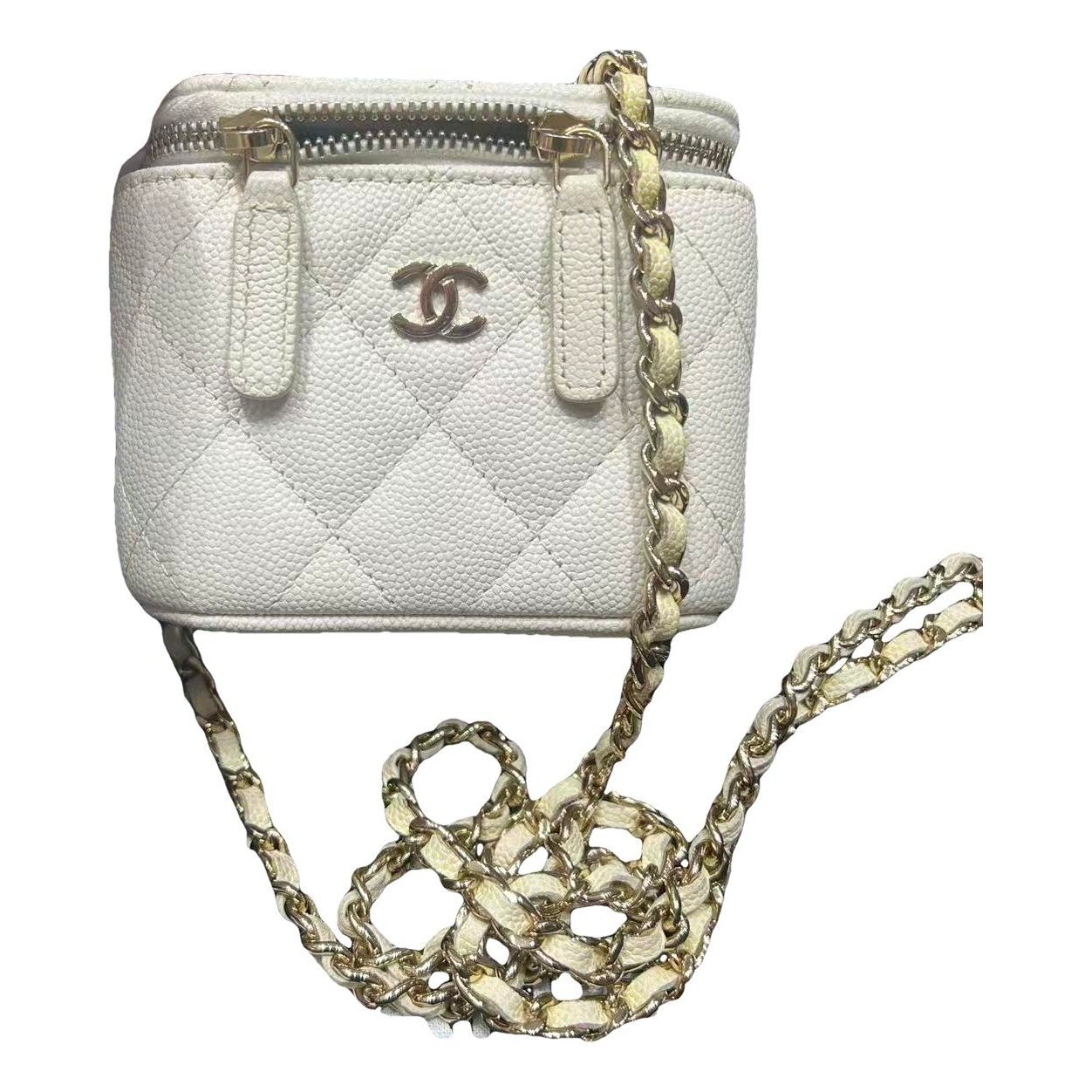 Trendy CC Vanity leather handbag