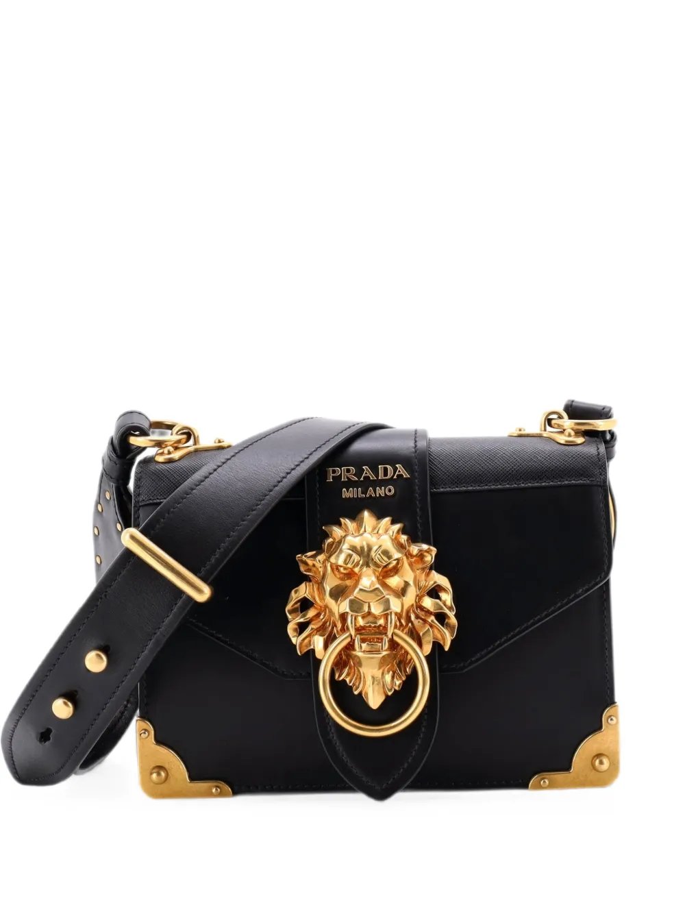 Animalier Cahier Leather Small crossbody bag
