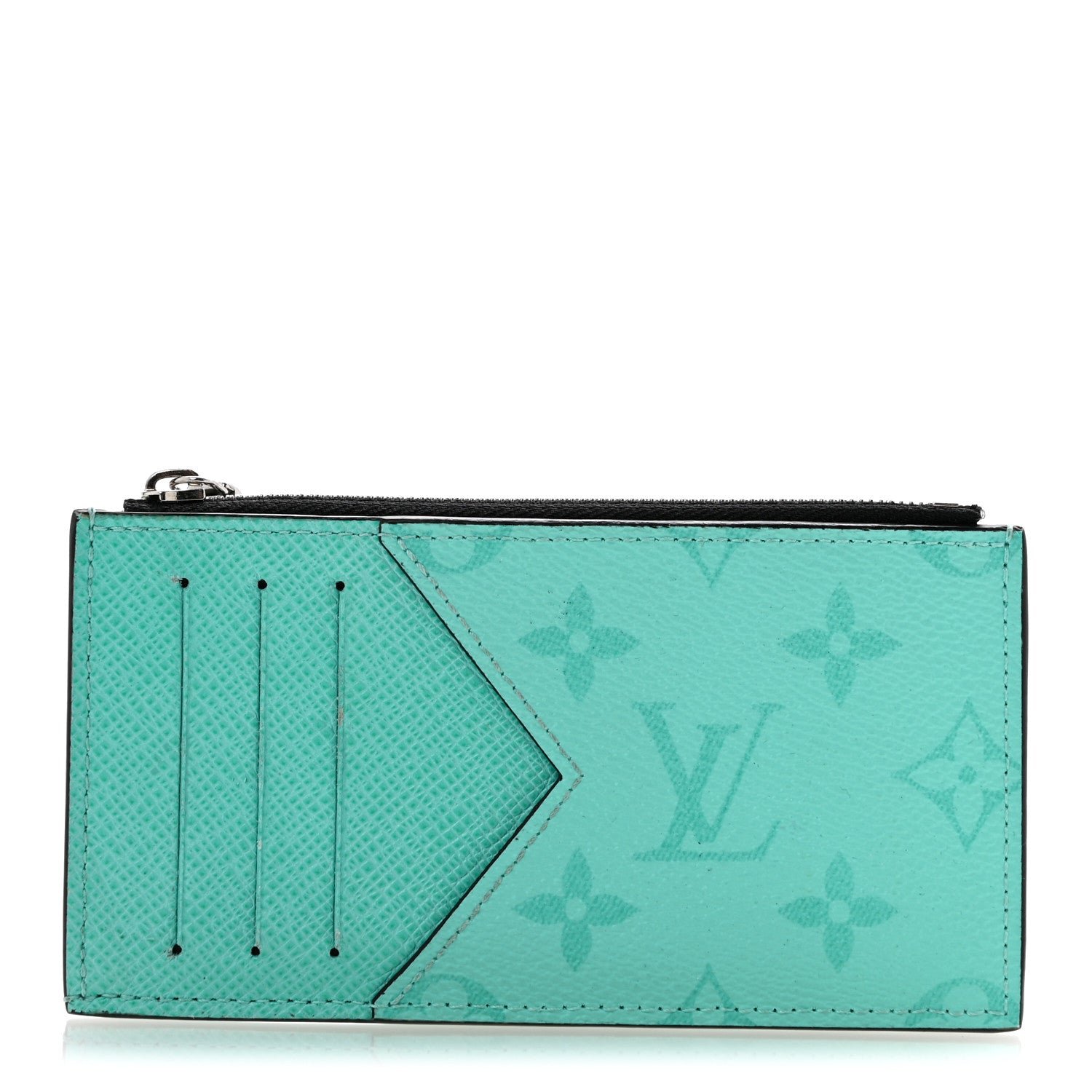 Louis Vuitton Taigarama Coin Card Holder Miami Green