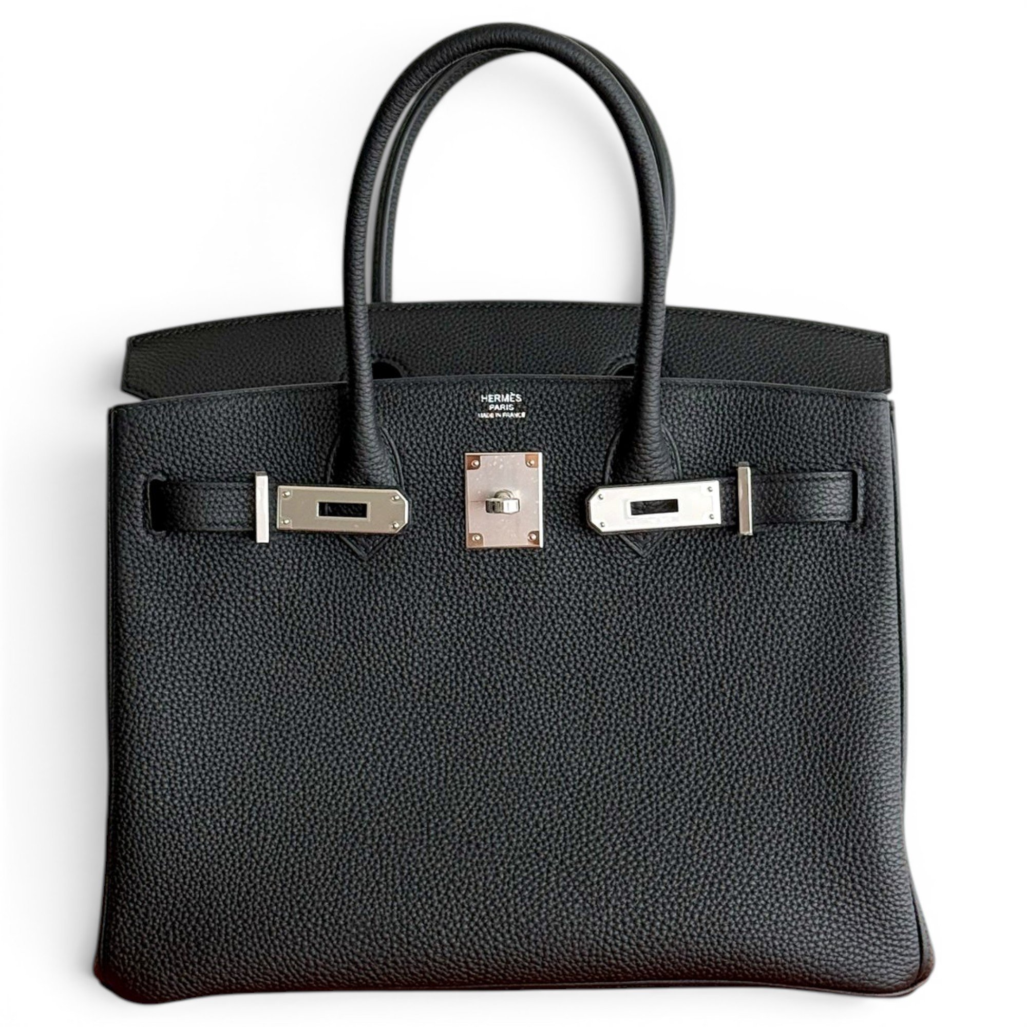 Hermes Birkin 30 Handbag Black Togo Leather 2026