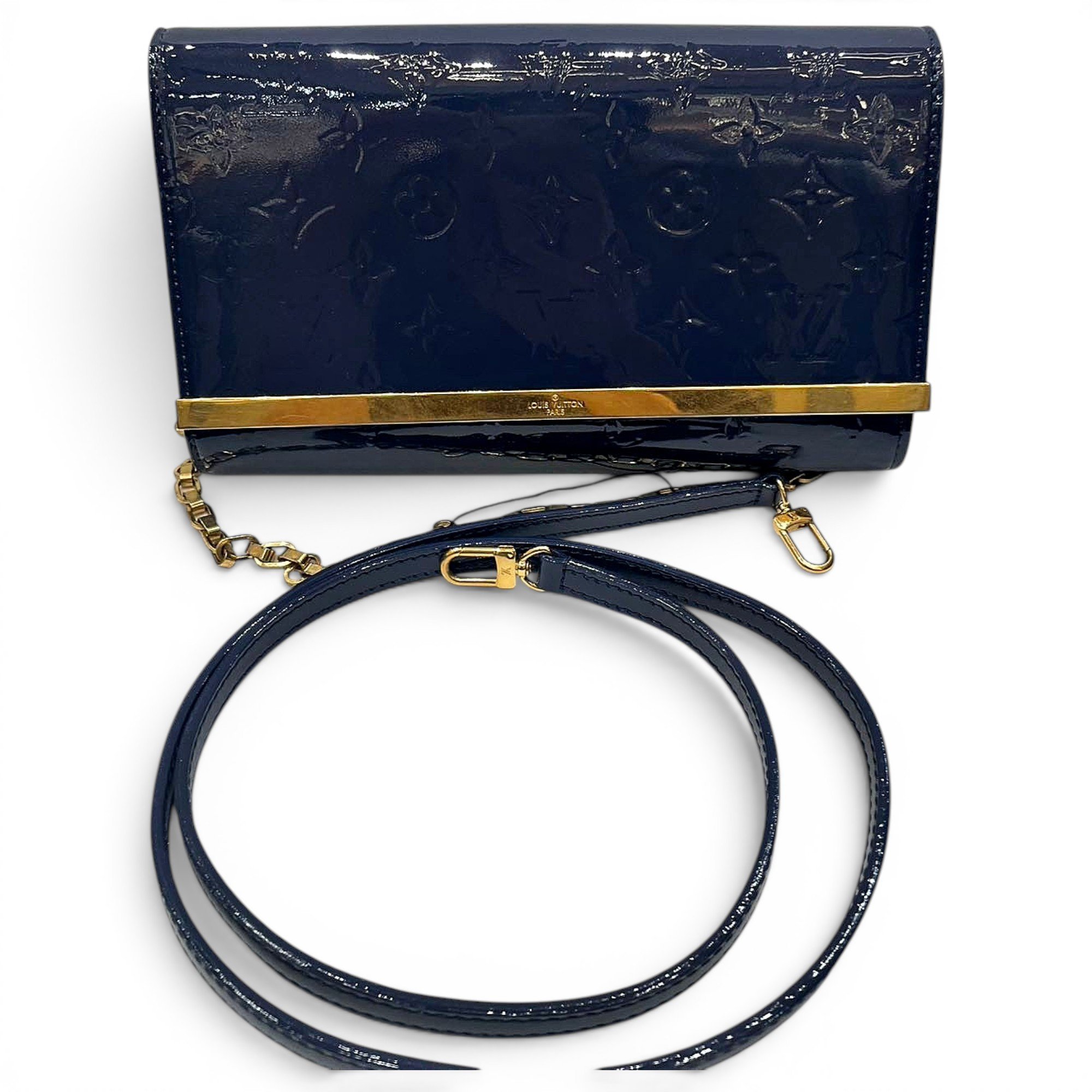 Ana patent leather handbag