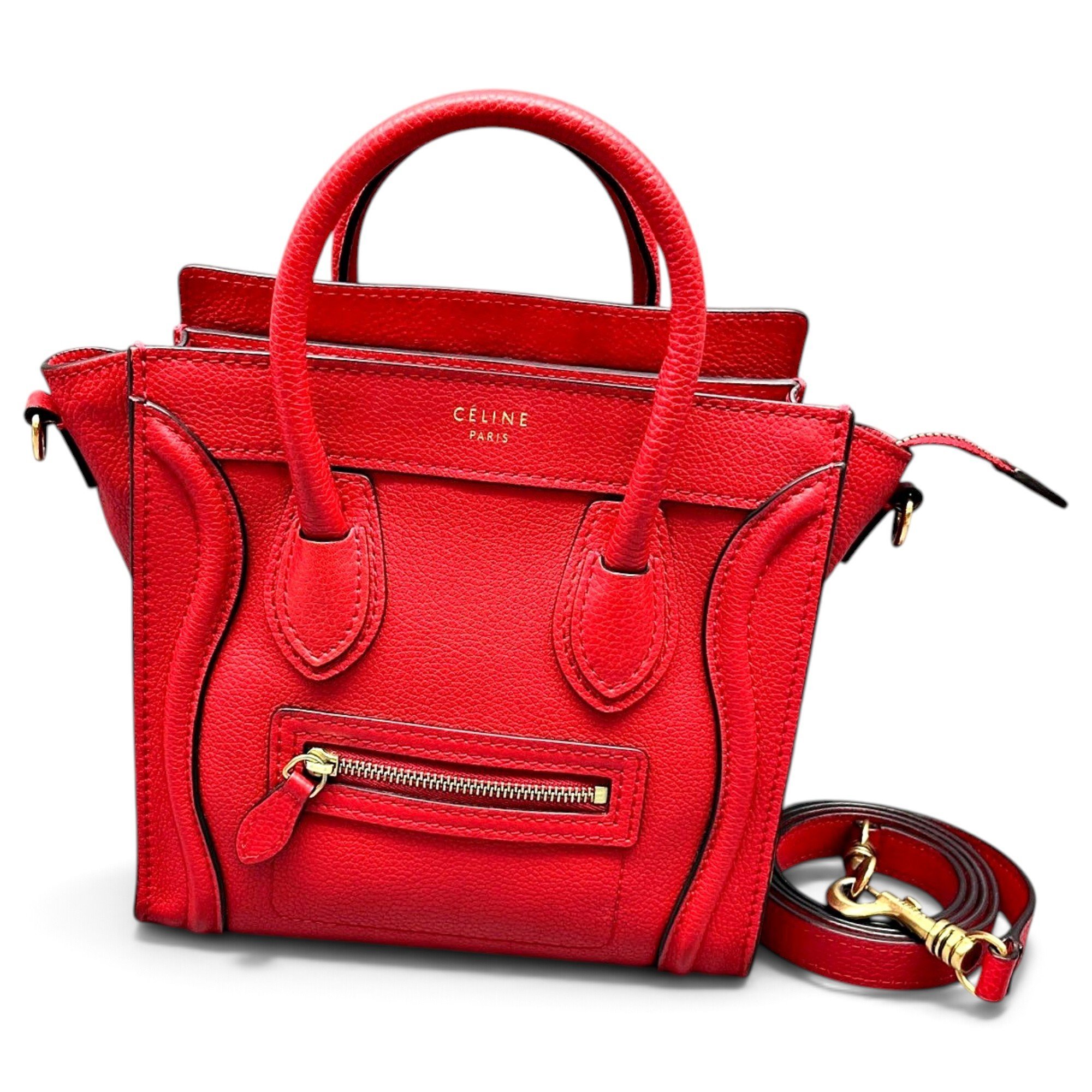 Nano Luggage leather handbag