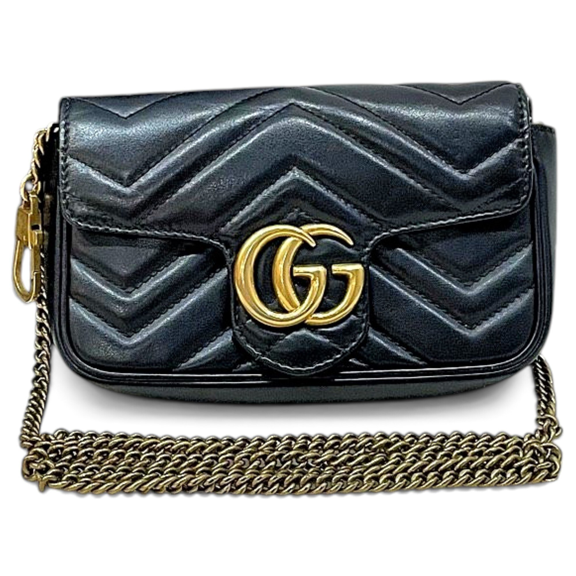 GG Marmont Triple zip leather handbag