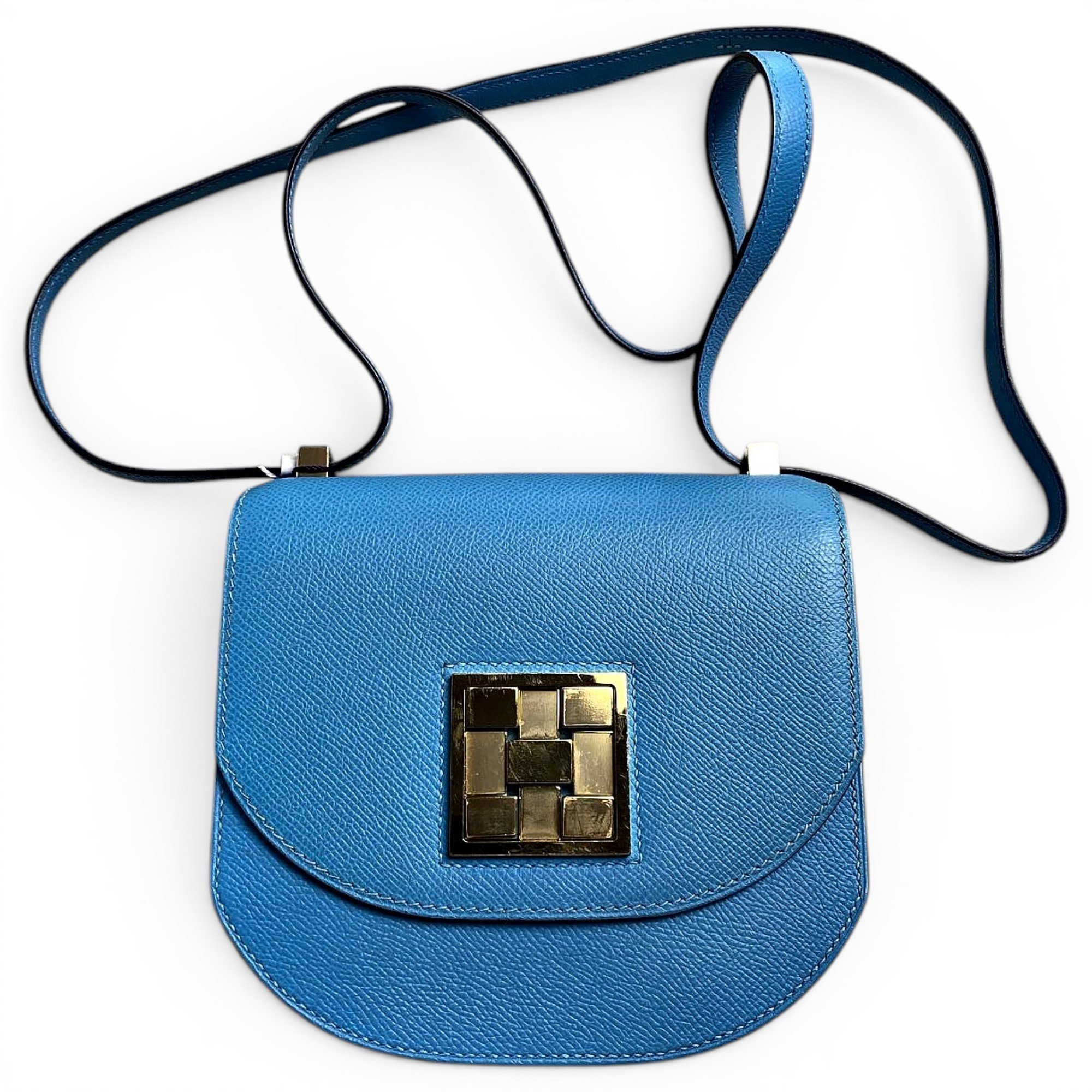 Mosaïque leather handbag