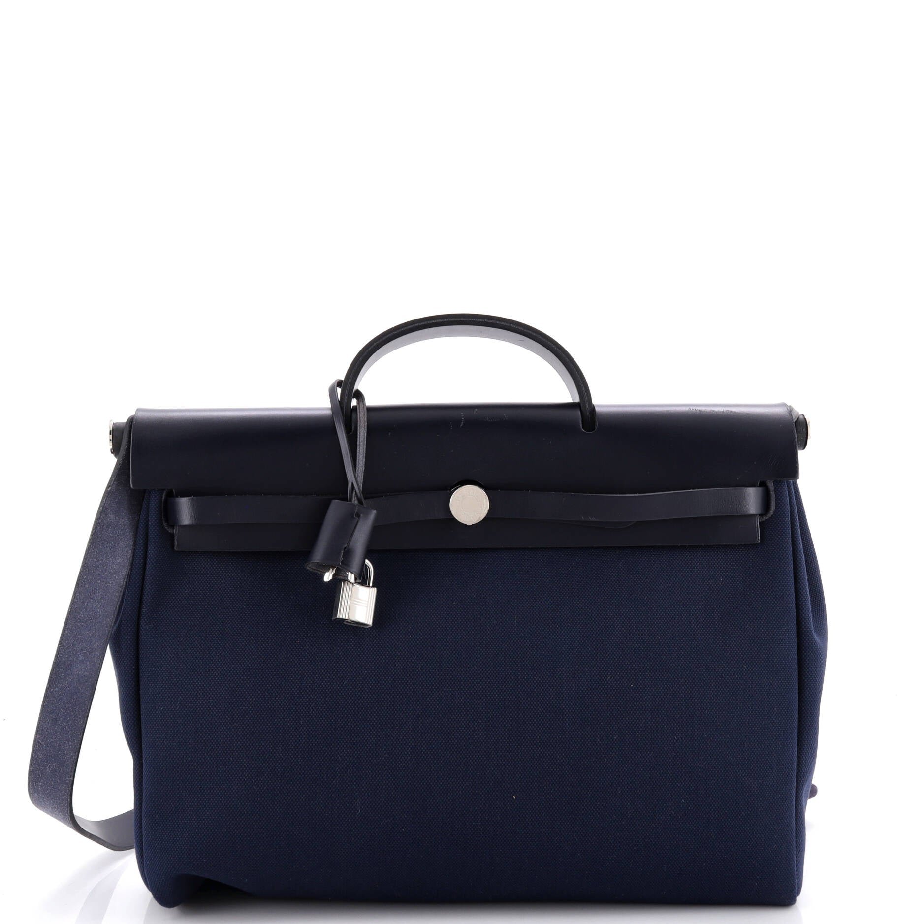 Herbag Zip Leather and Toile 39
