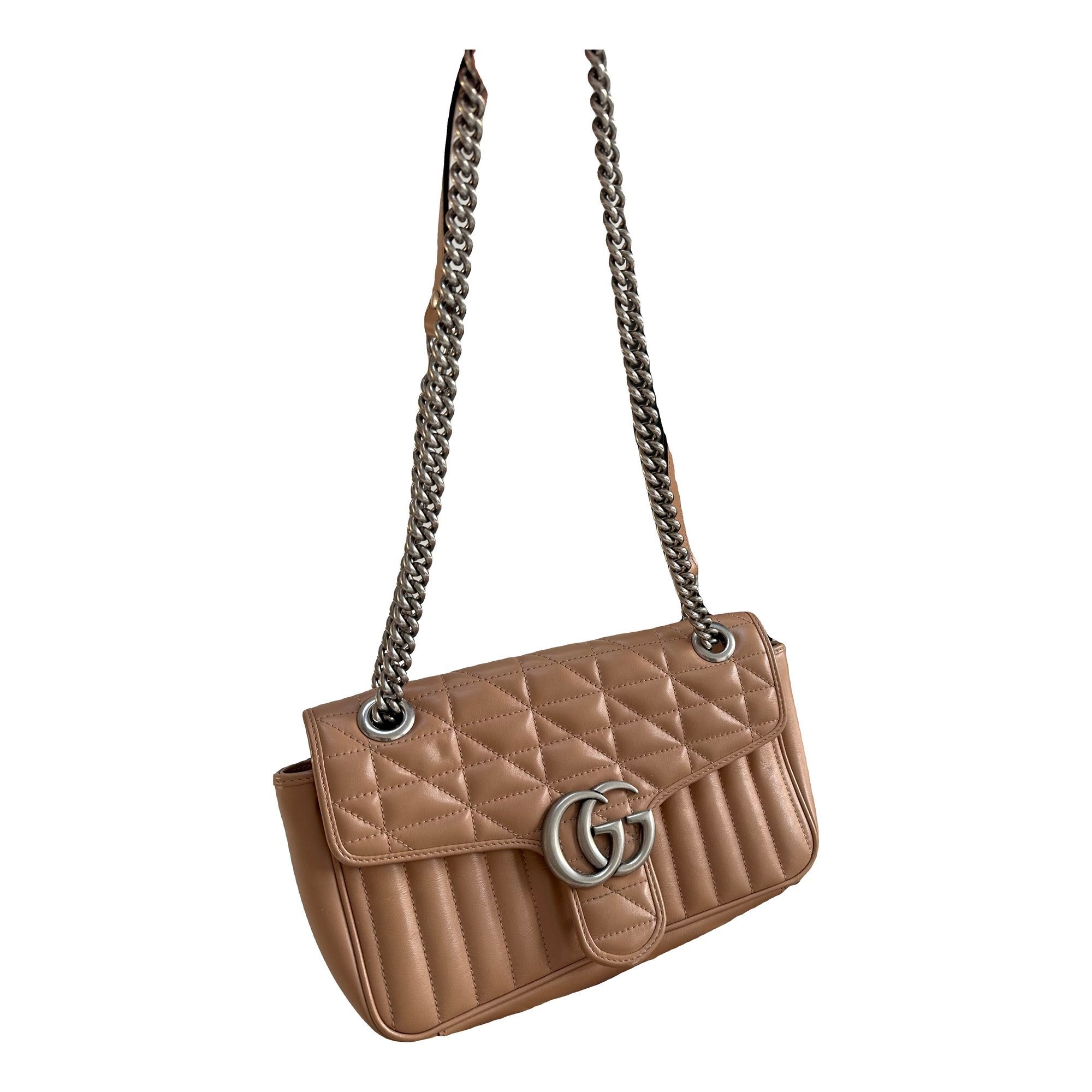 GG Marmont Flap leather crossbody bag