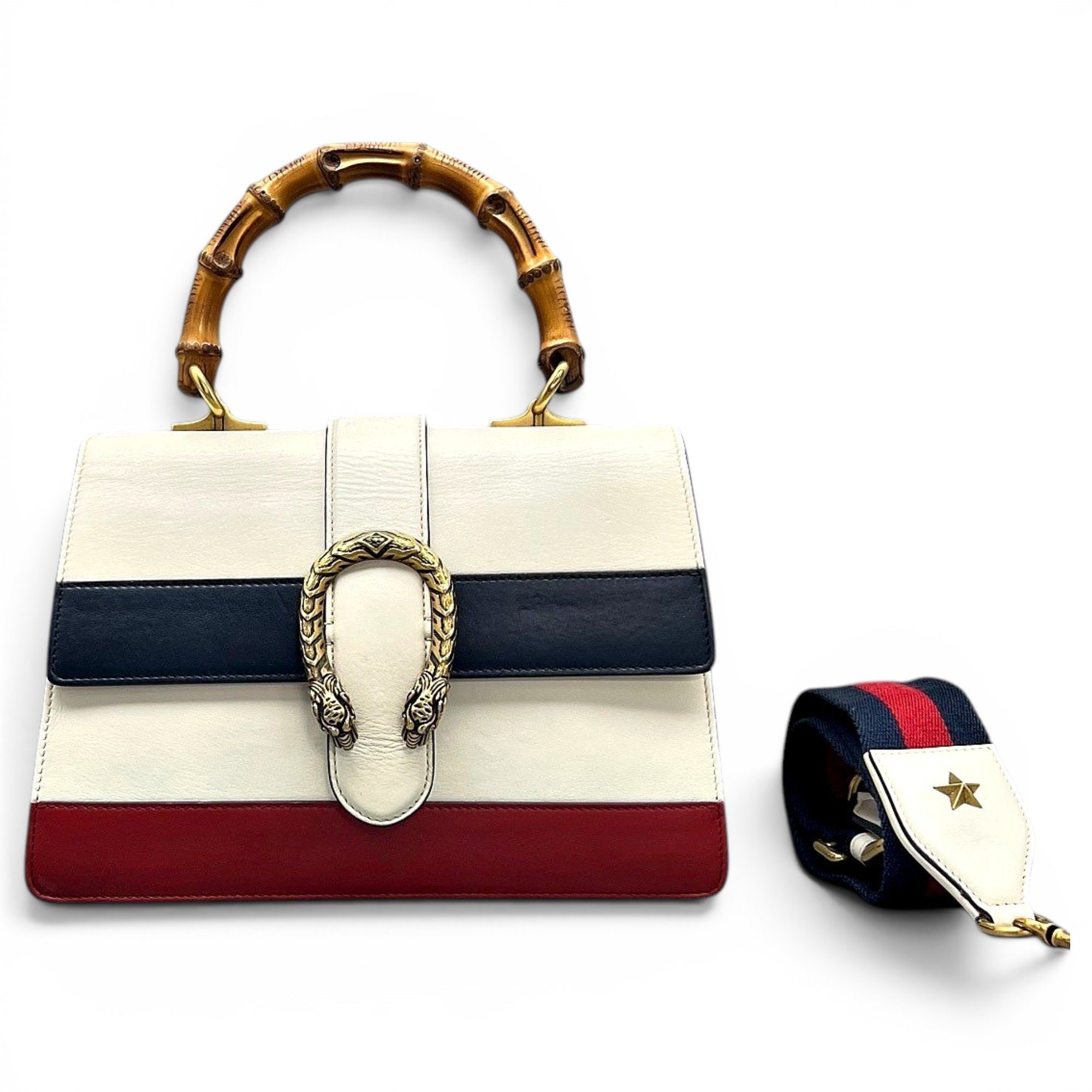 Dionysus Bamboo leather handbag