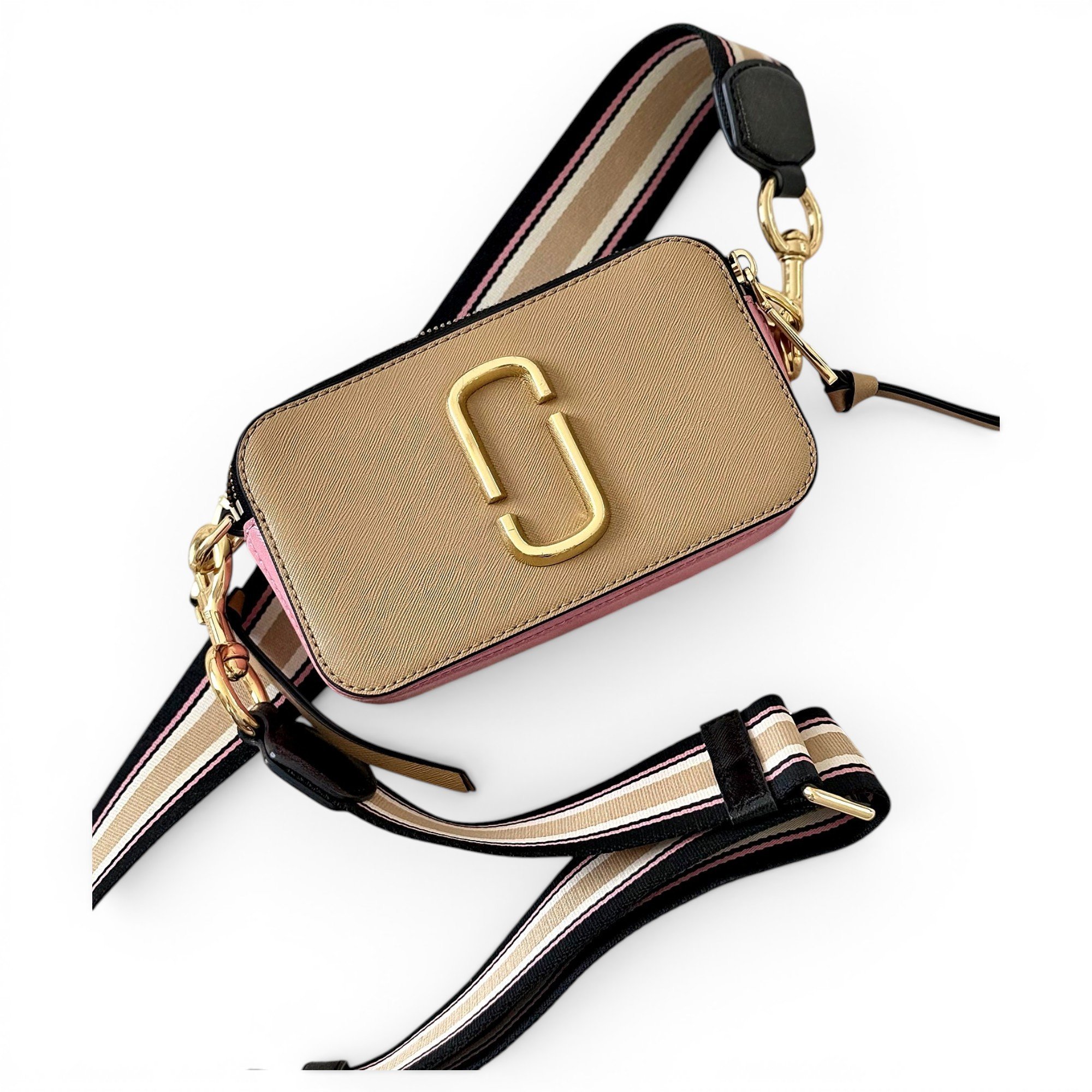 Snapshot leather crossbody bag