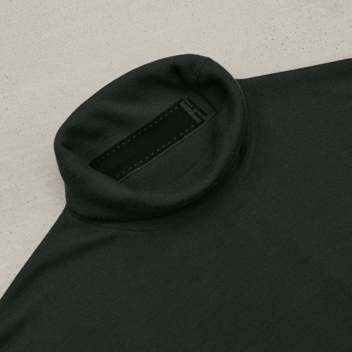 Vert Chrome "Detail H" Turtleneck Sweater