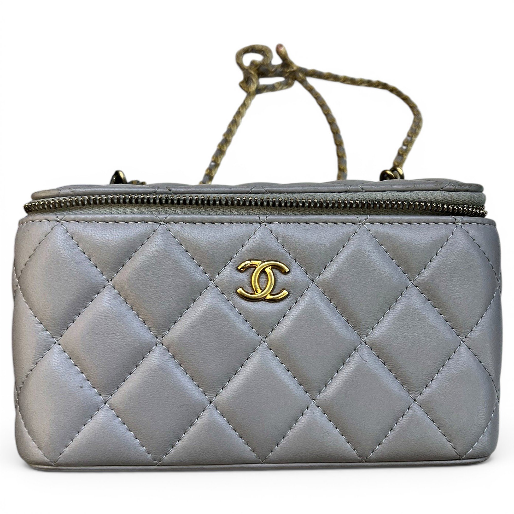 Trendy CC Vanity leather handbag