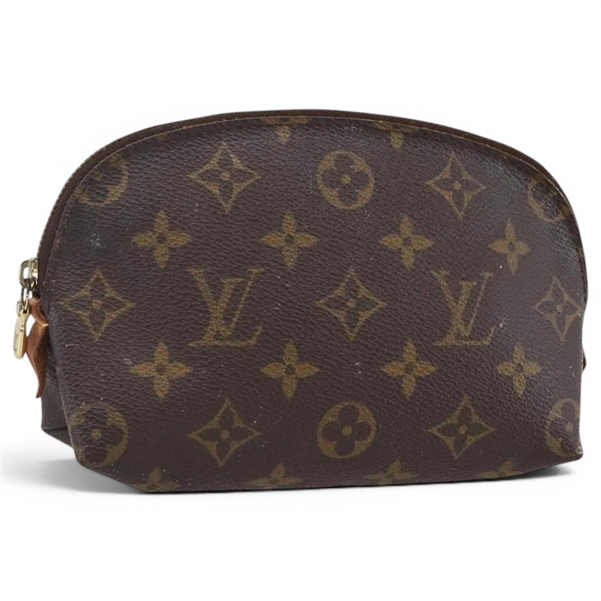 Leather clutch bag