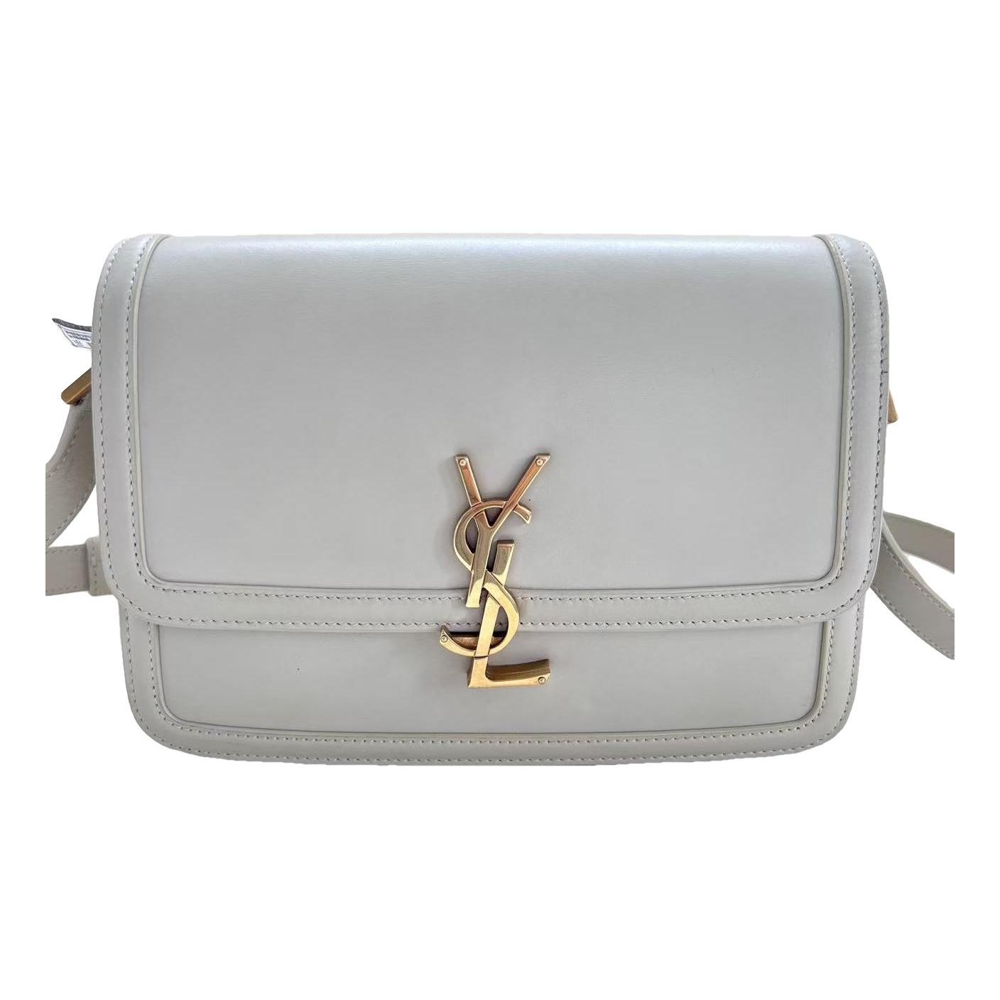 Solférino leather handbag
