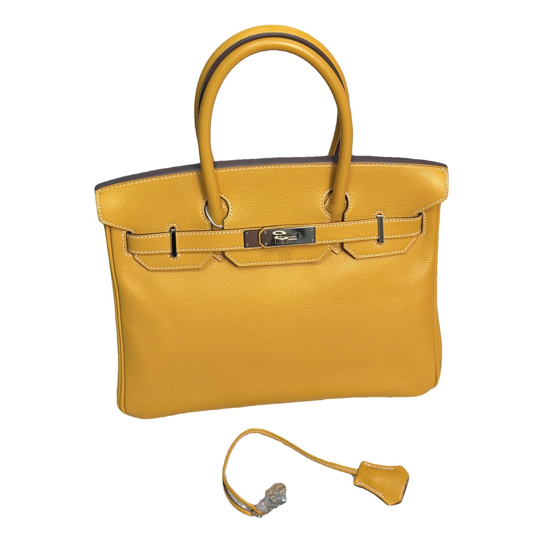 Birkin 30 leather handbag