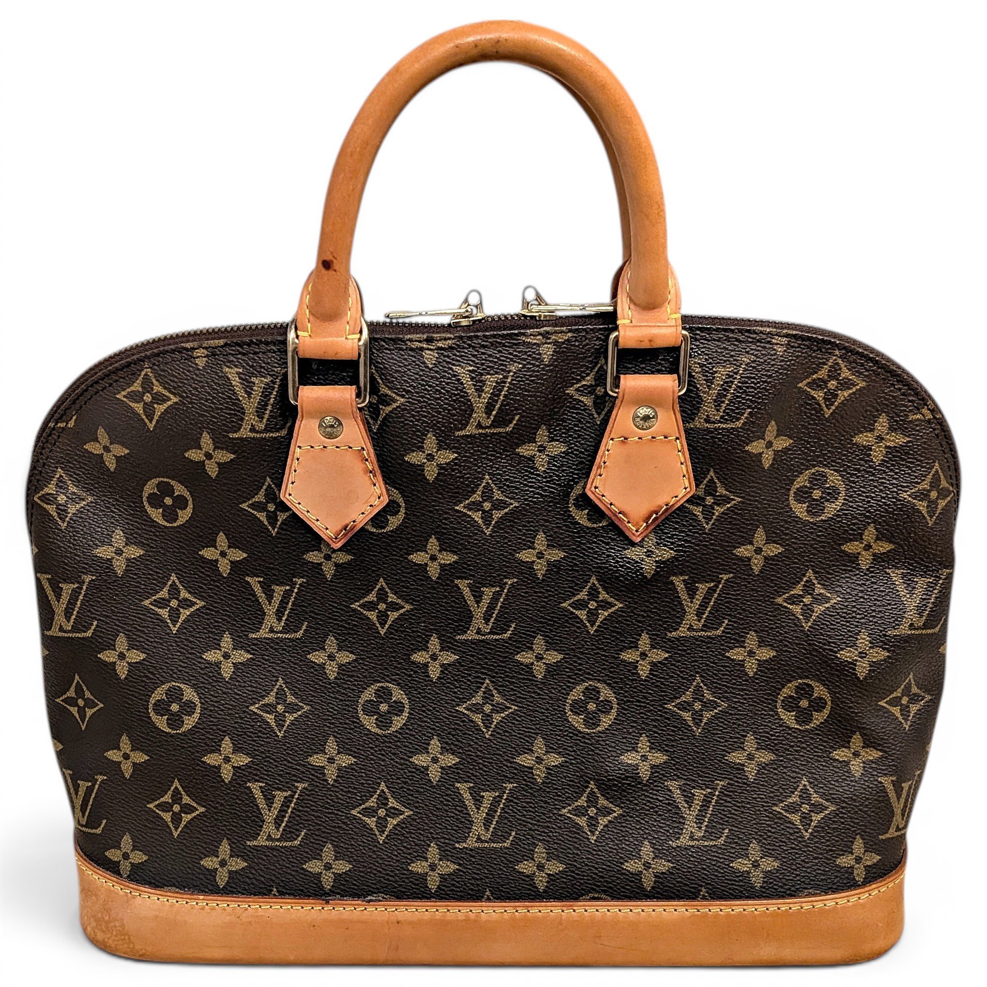 Alma leather handbag