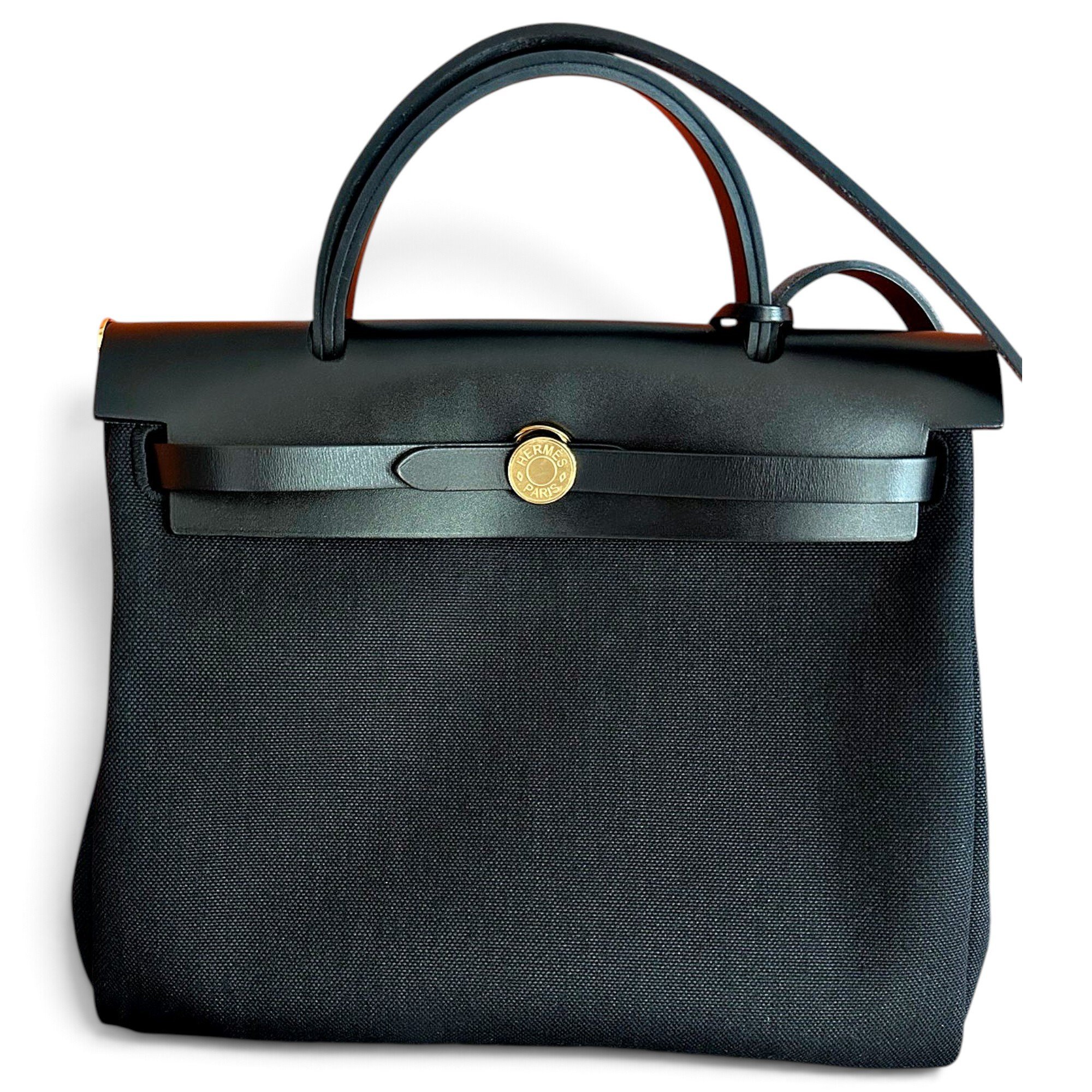 Hermes Herbag Handbag Noir