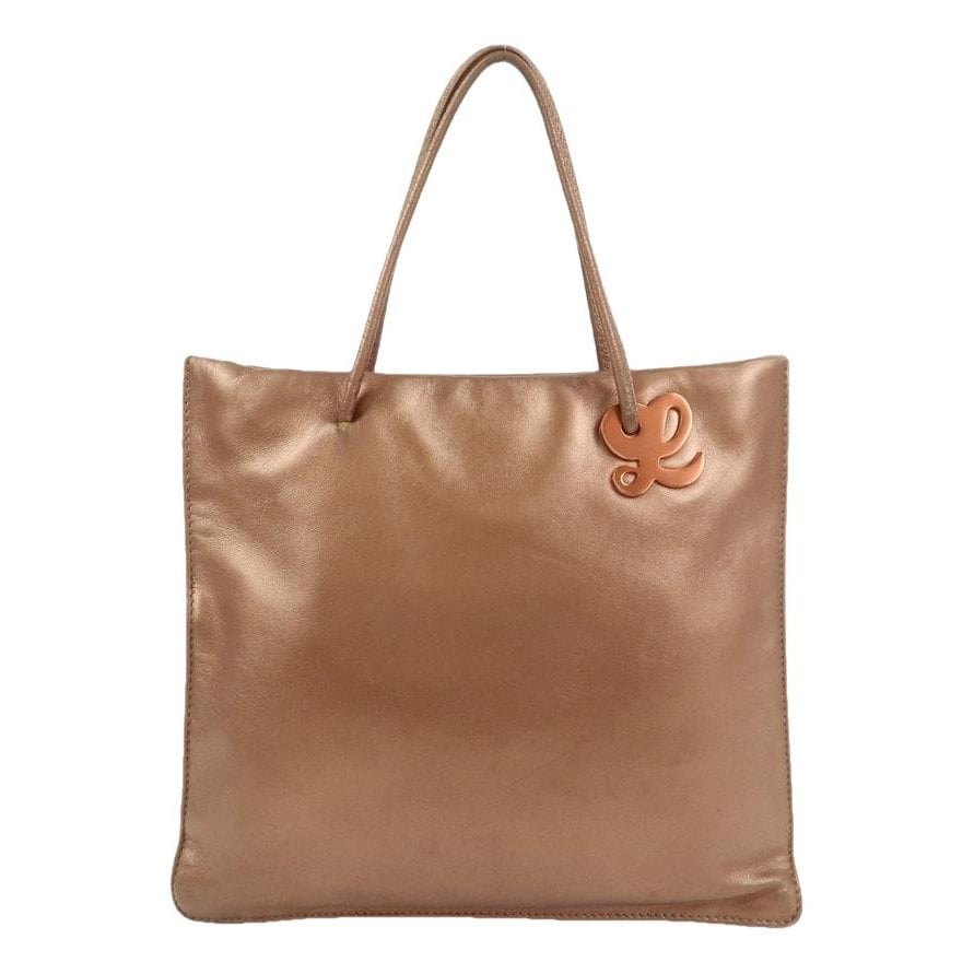 Leather tote