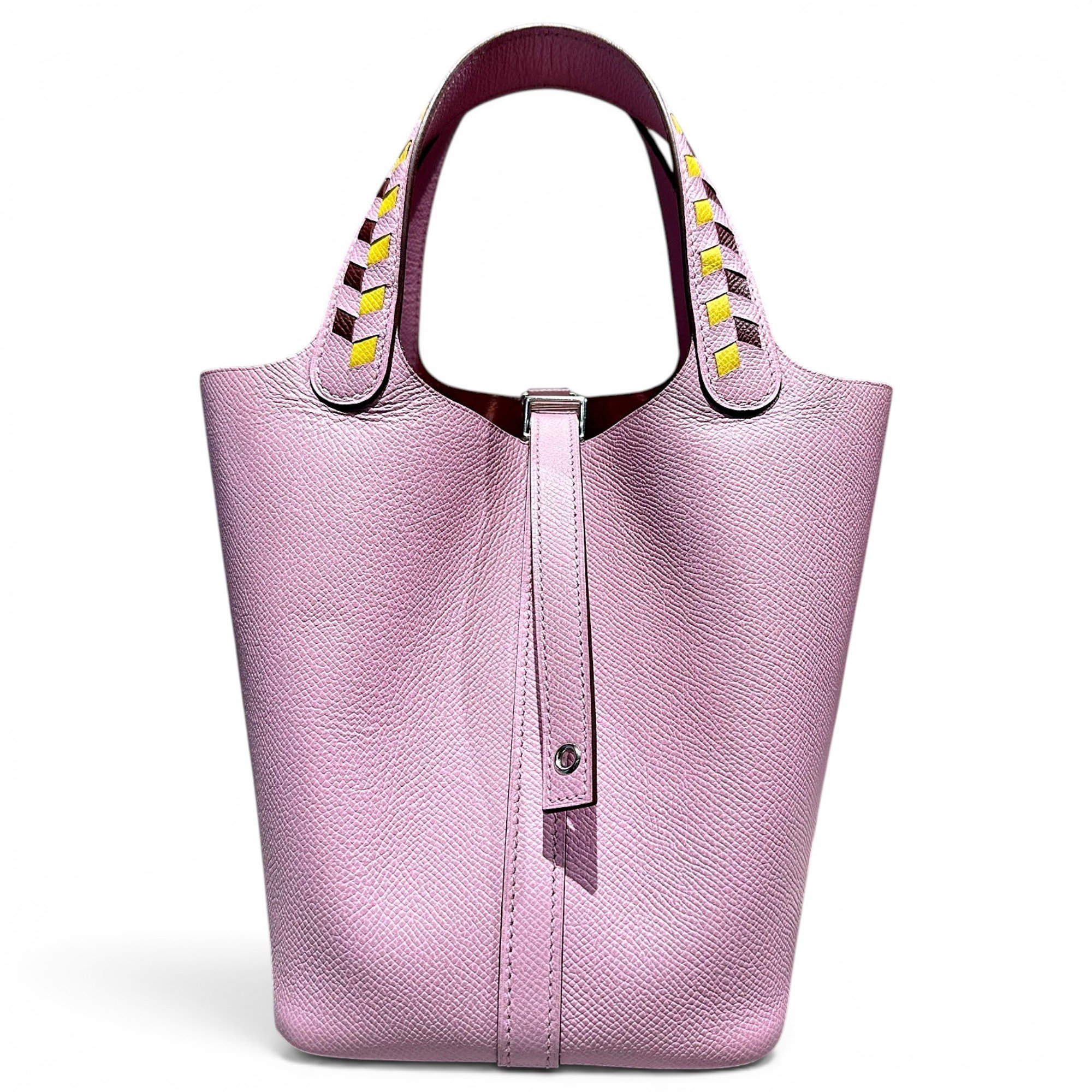 Picotin leather handbag