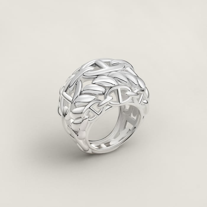 Sans Coloris Chaine d'Ancre Multichaines Ring, Very Large Model