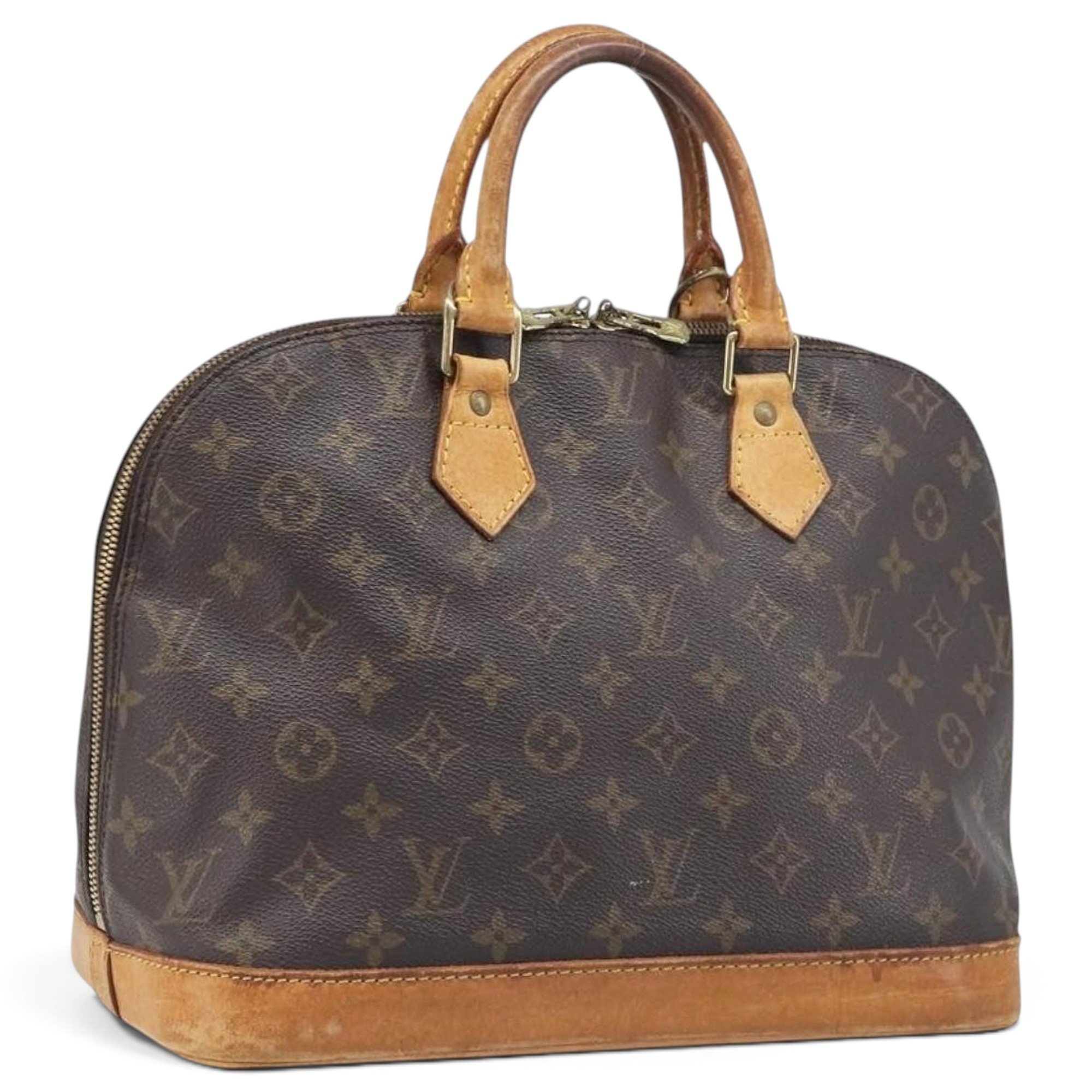 Alma leather handbag