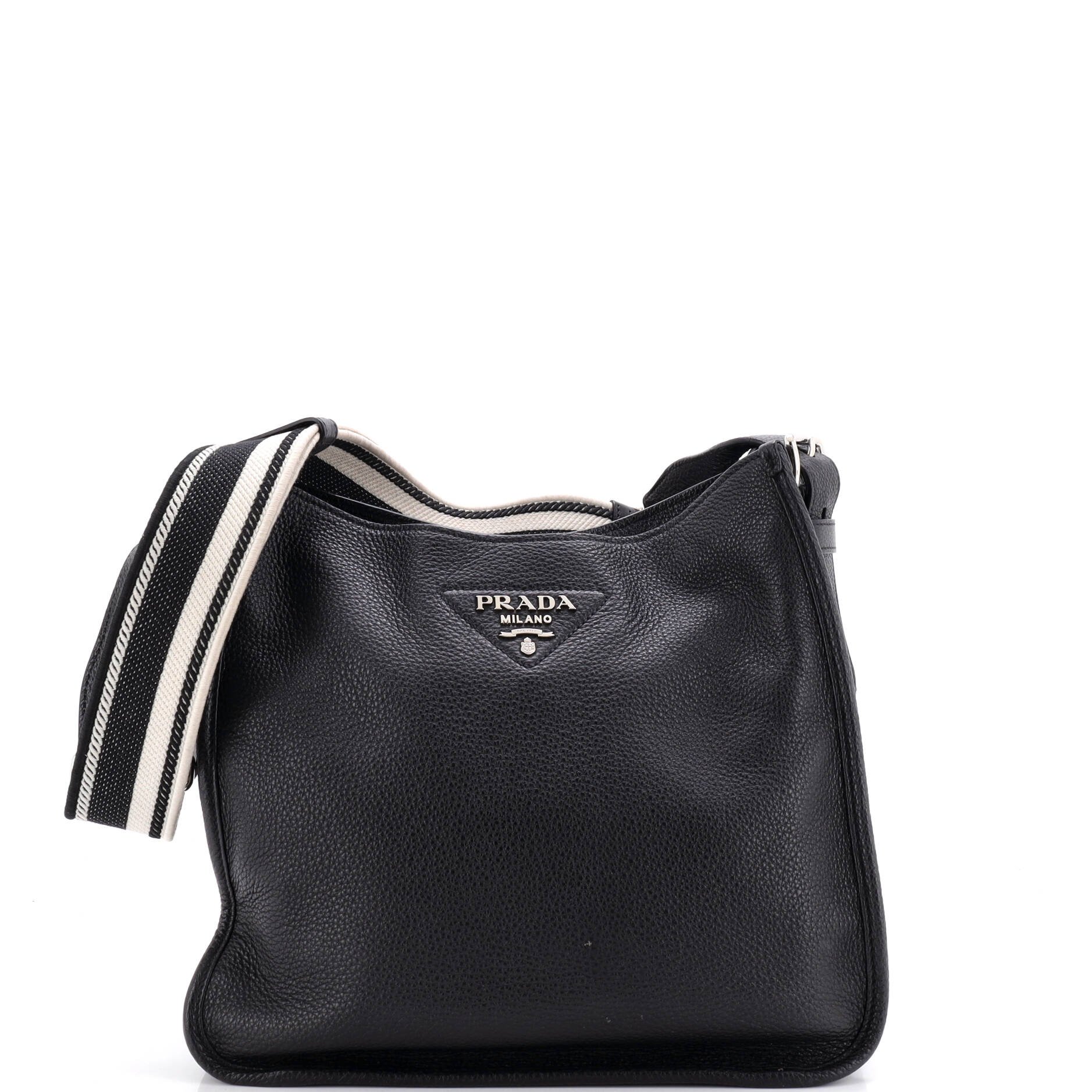 Logo Strap Hobo Leather Medium