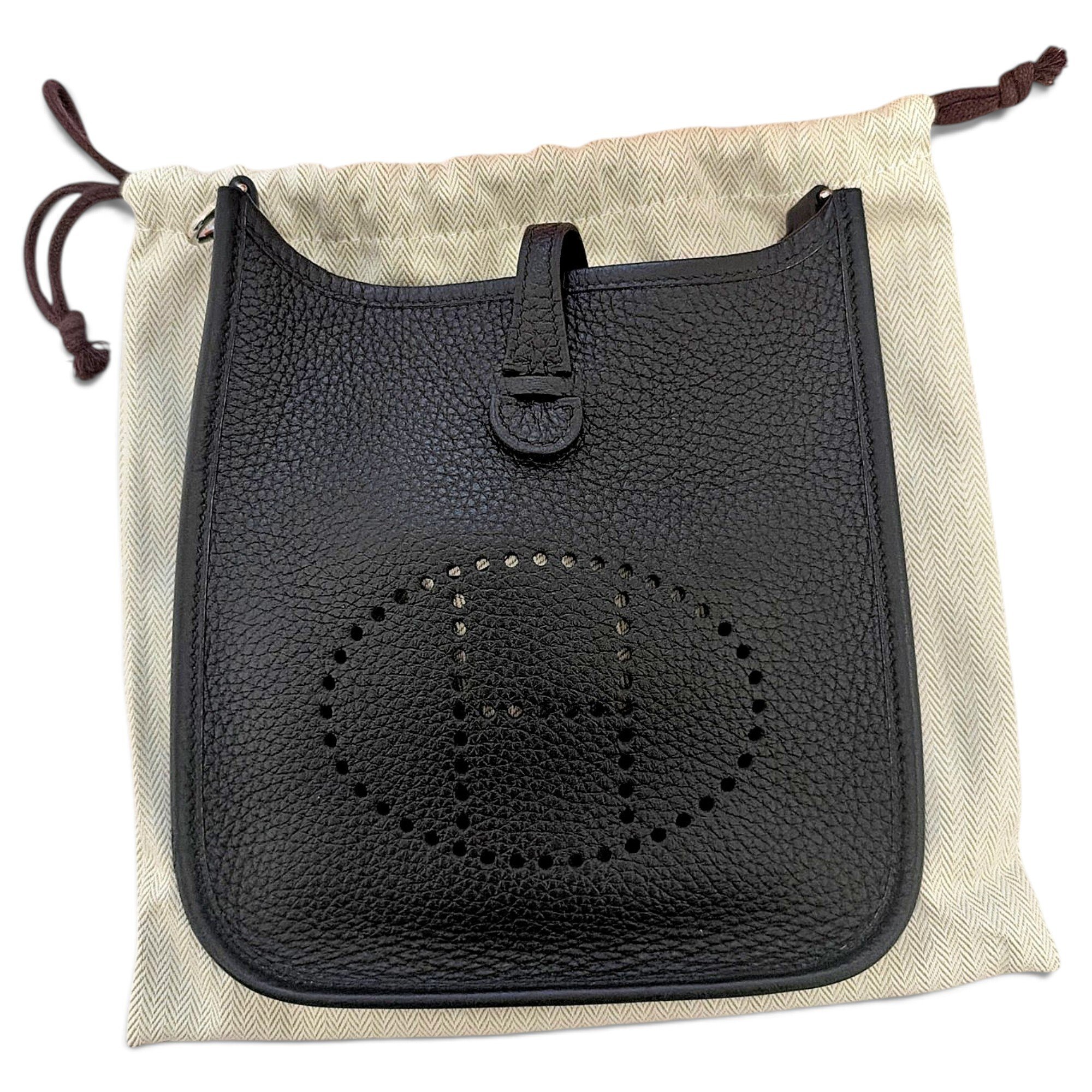 Hermes Evelyne Handbag Noir