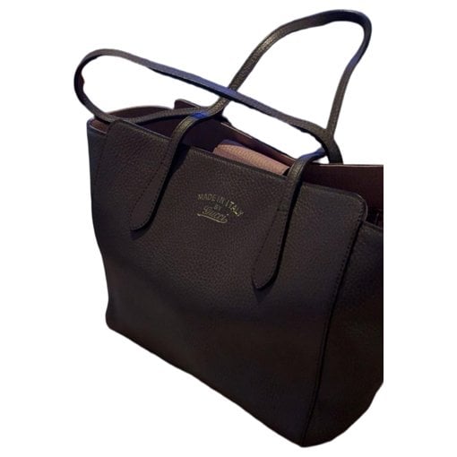 Bamboo leather handbag