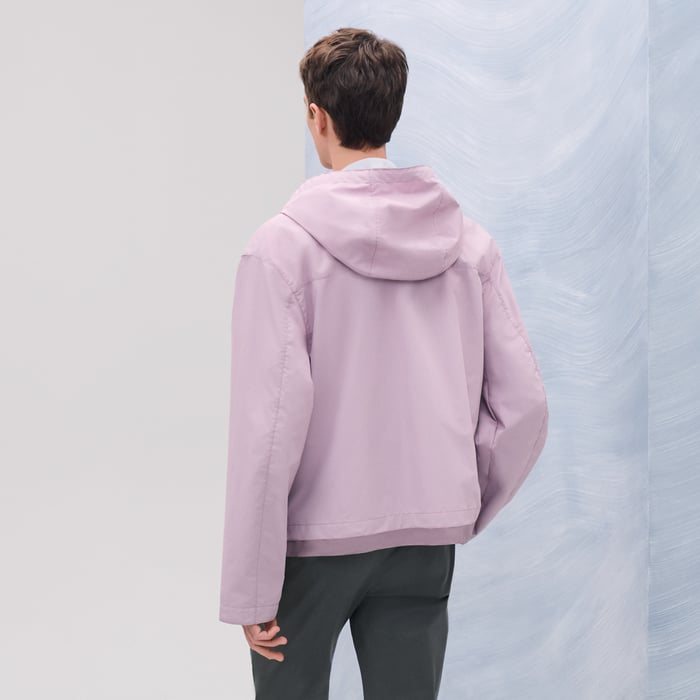 Rose Cendré Hooded Jacket