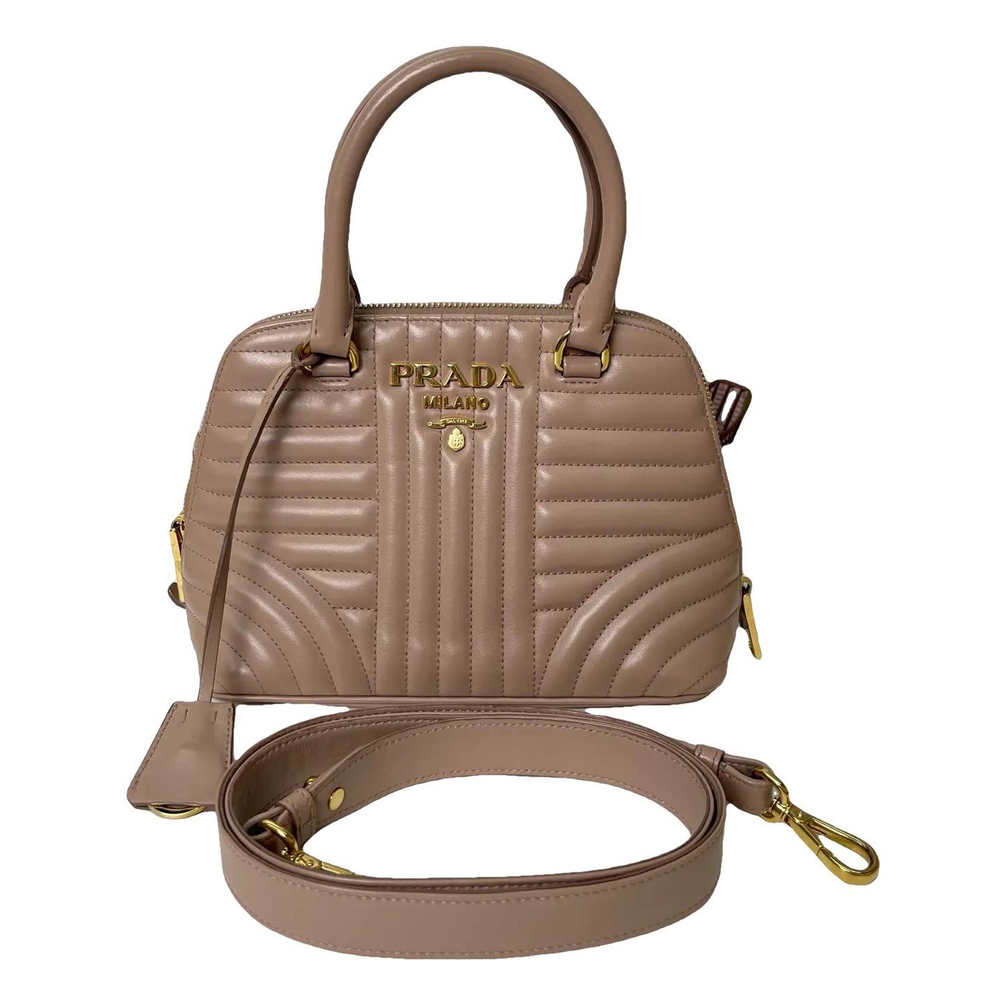 Promenade leather handbag