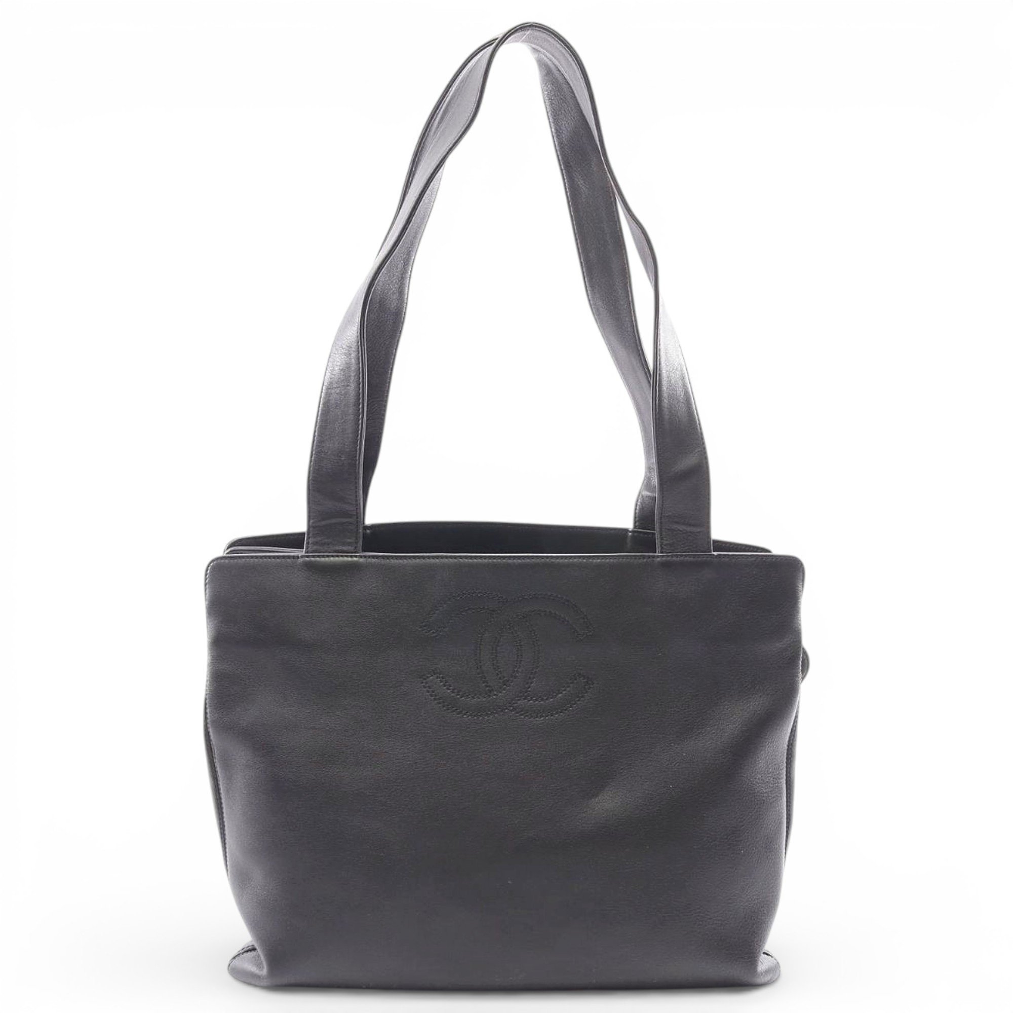 Leather tote