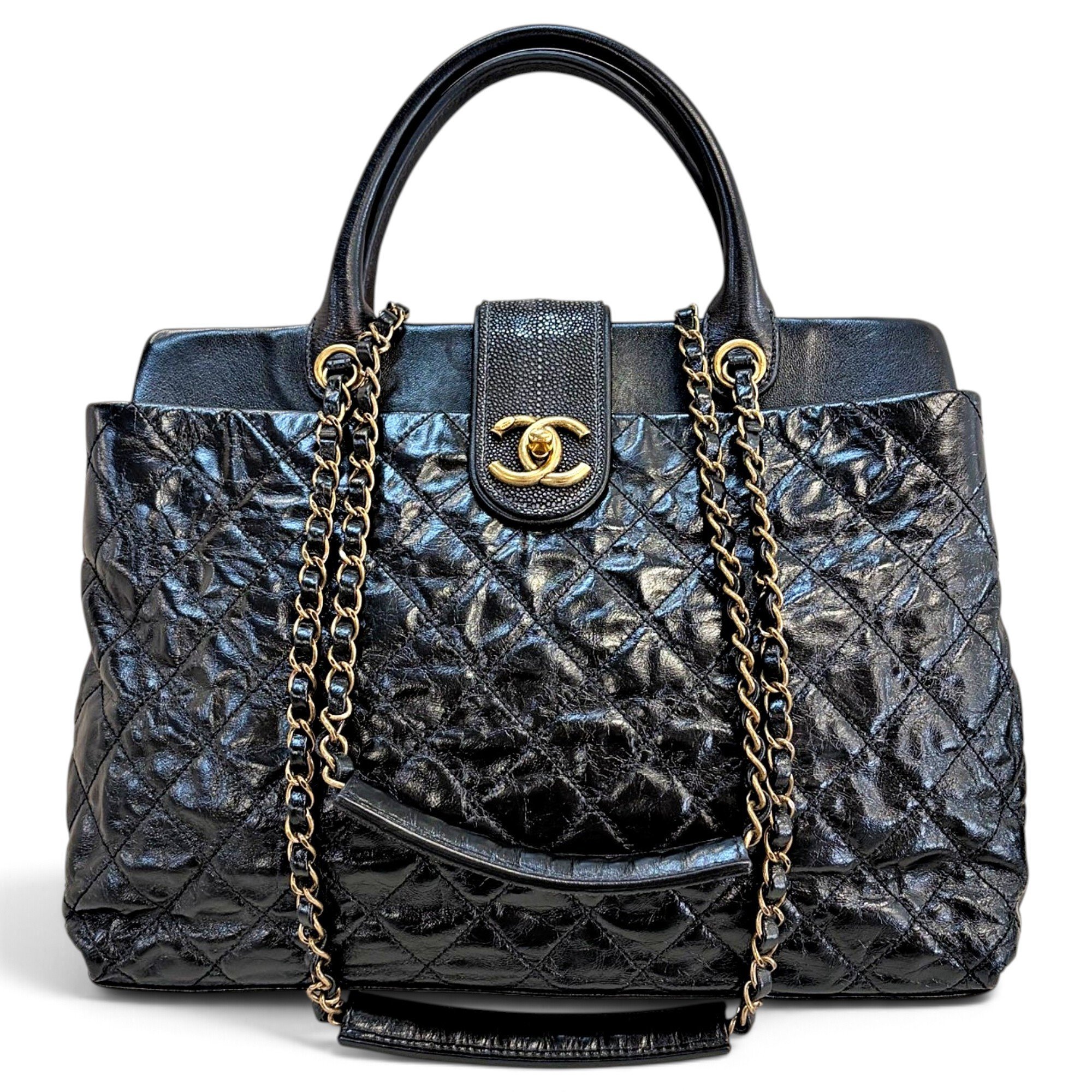 Leather handbag