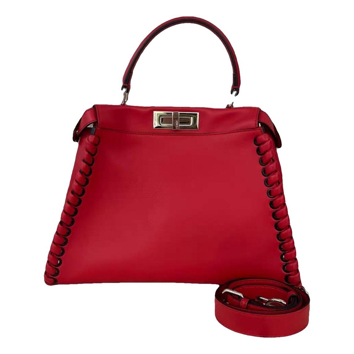 Peekaboo leather handbag