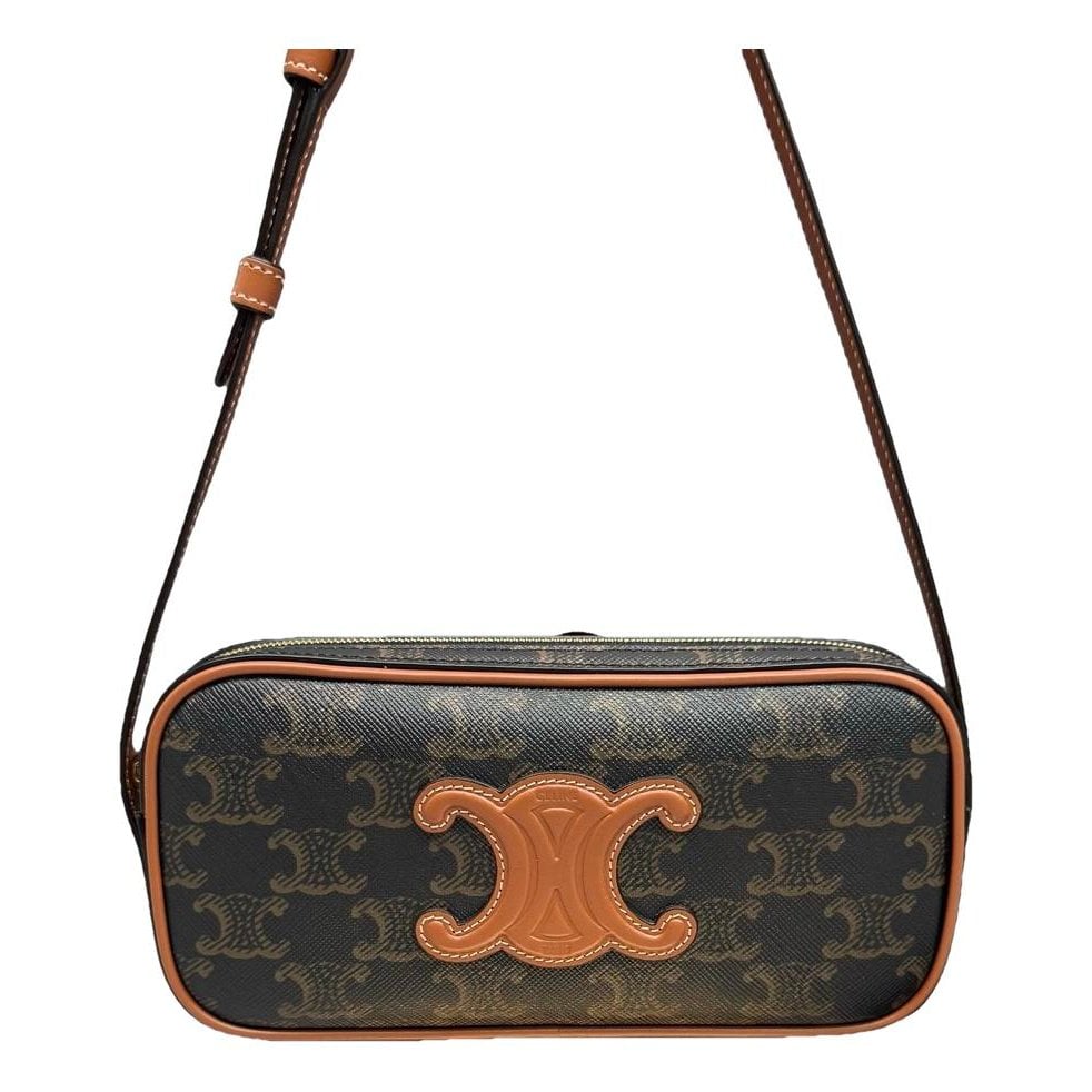 Triomphe leather handbag