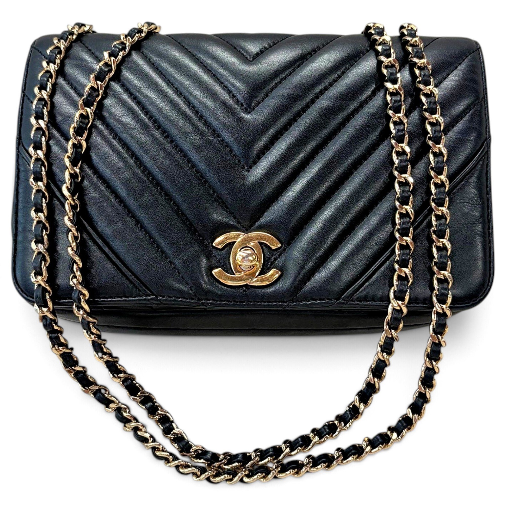 Statement leather handbag