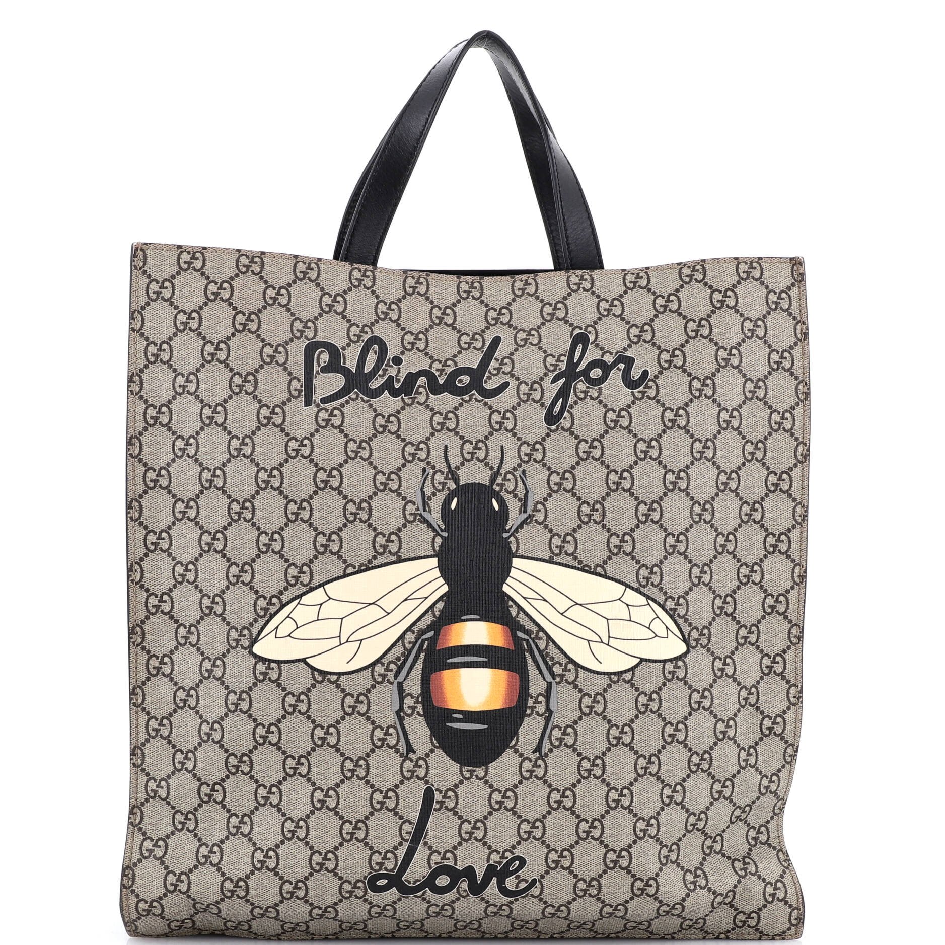Convertible Soft Open Tote Printed GG Coated Canvas Tall