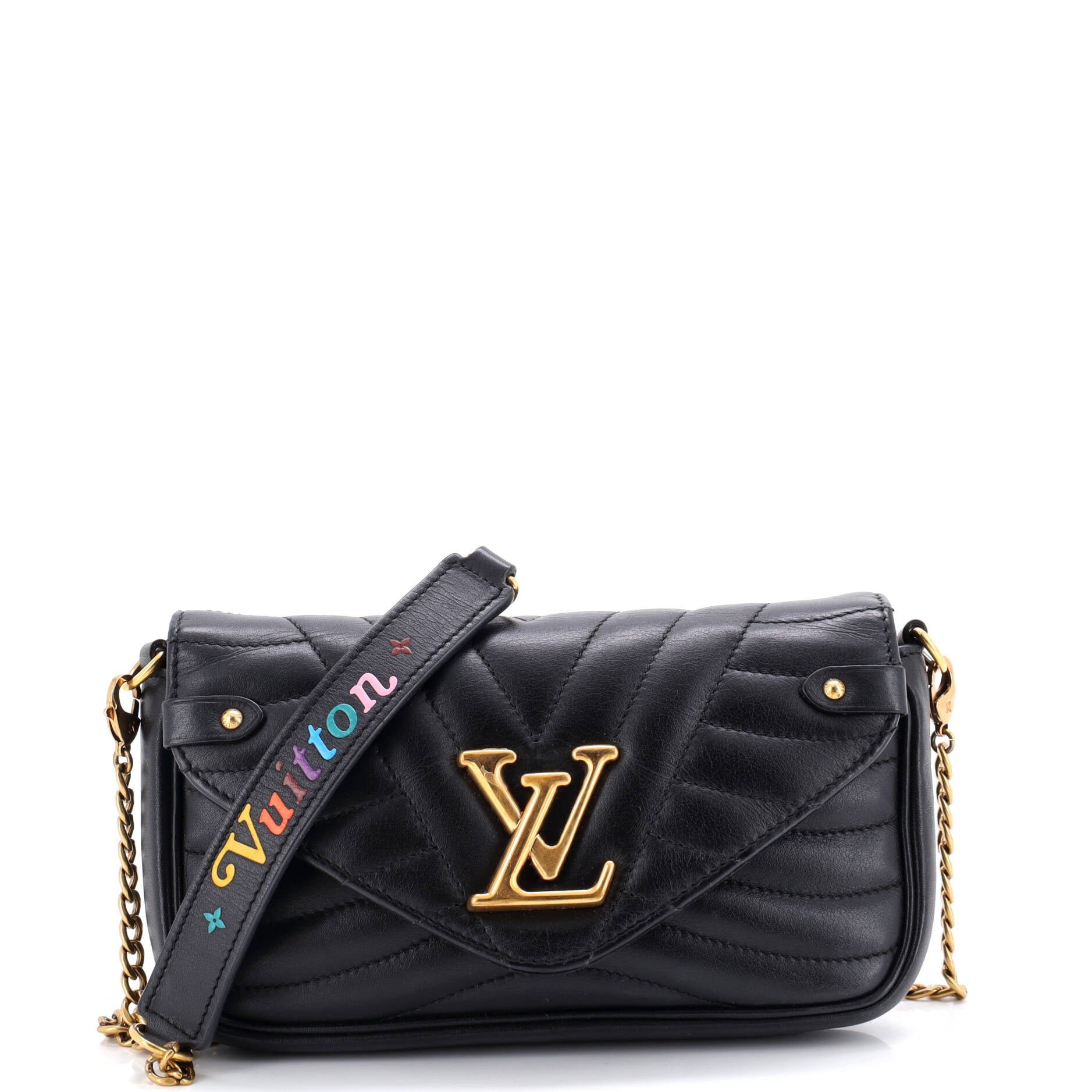 Louis Vuitton New Wave Chain Pochette Quilted Leather