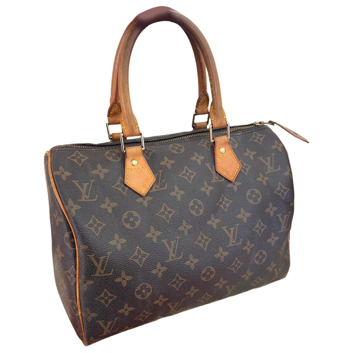 Speedy leather handbag