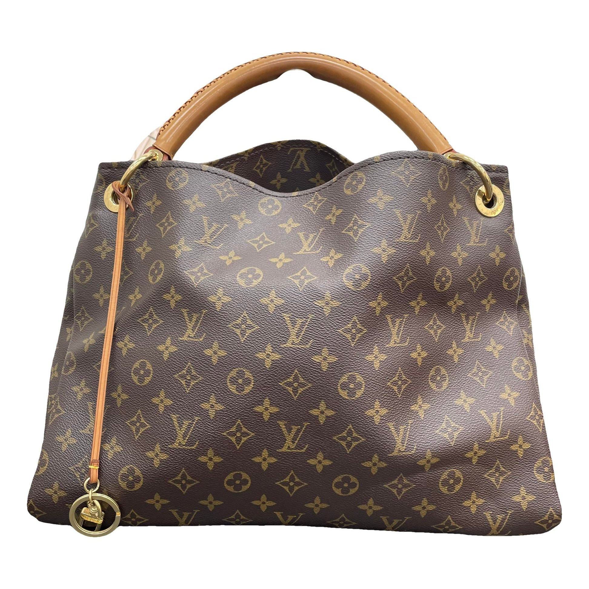 Artsy leather handbag