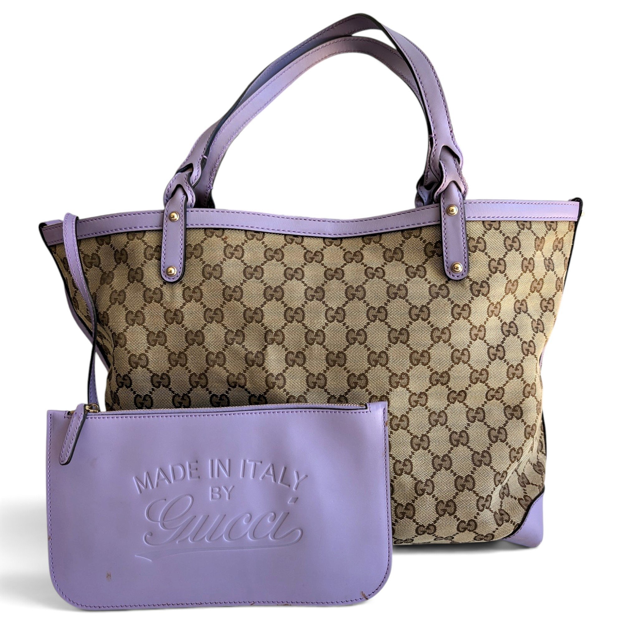Leather tote