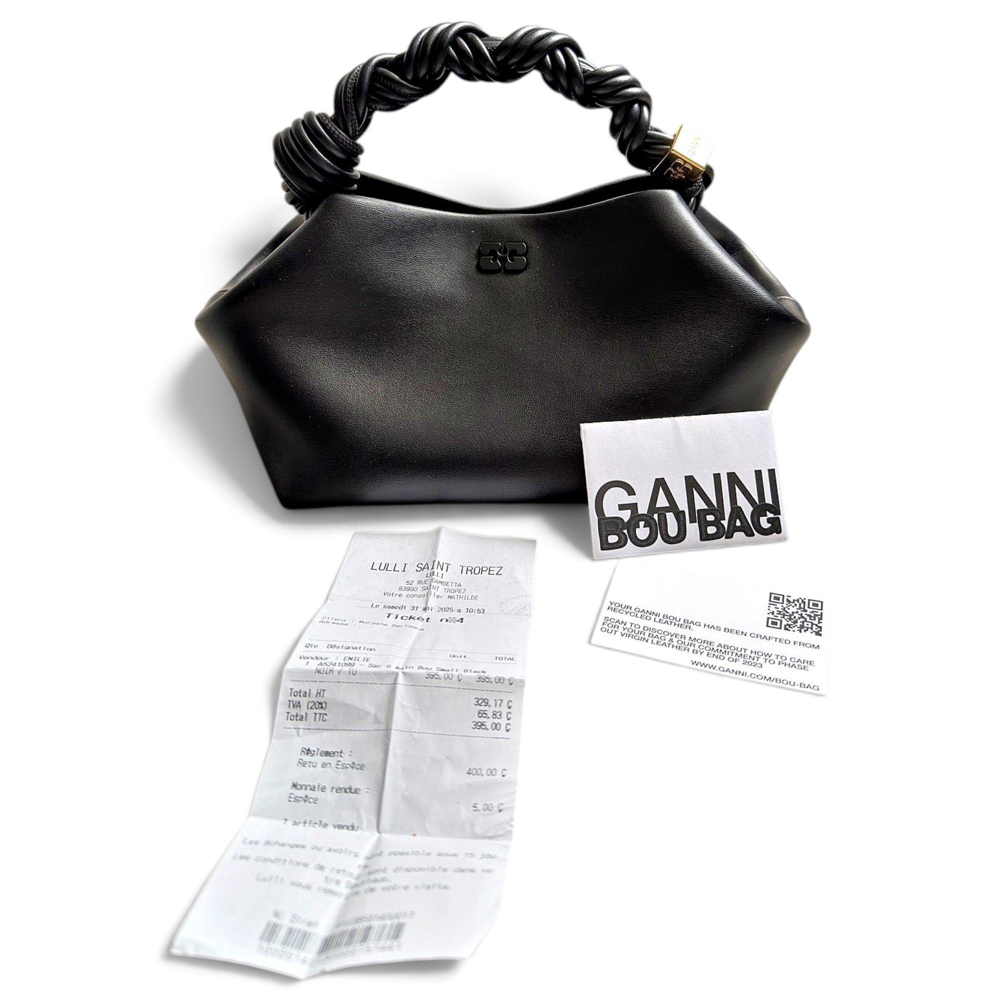 Bou leather handbag