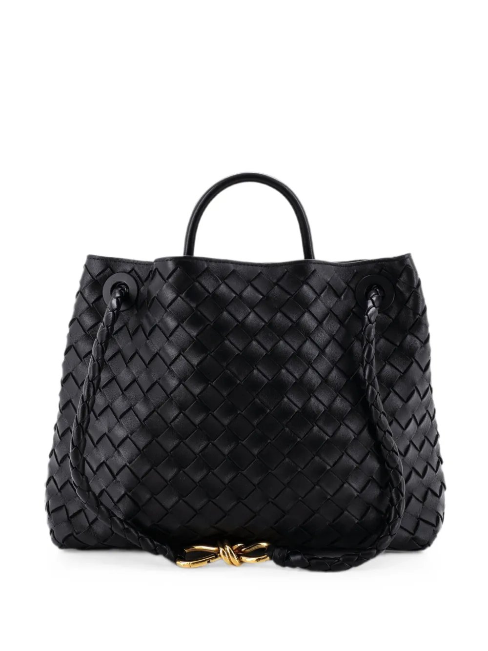 Andiamo Top Handle Bag Intrecciato Nappa Medium satchel