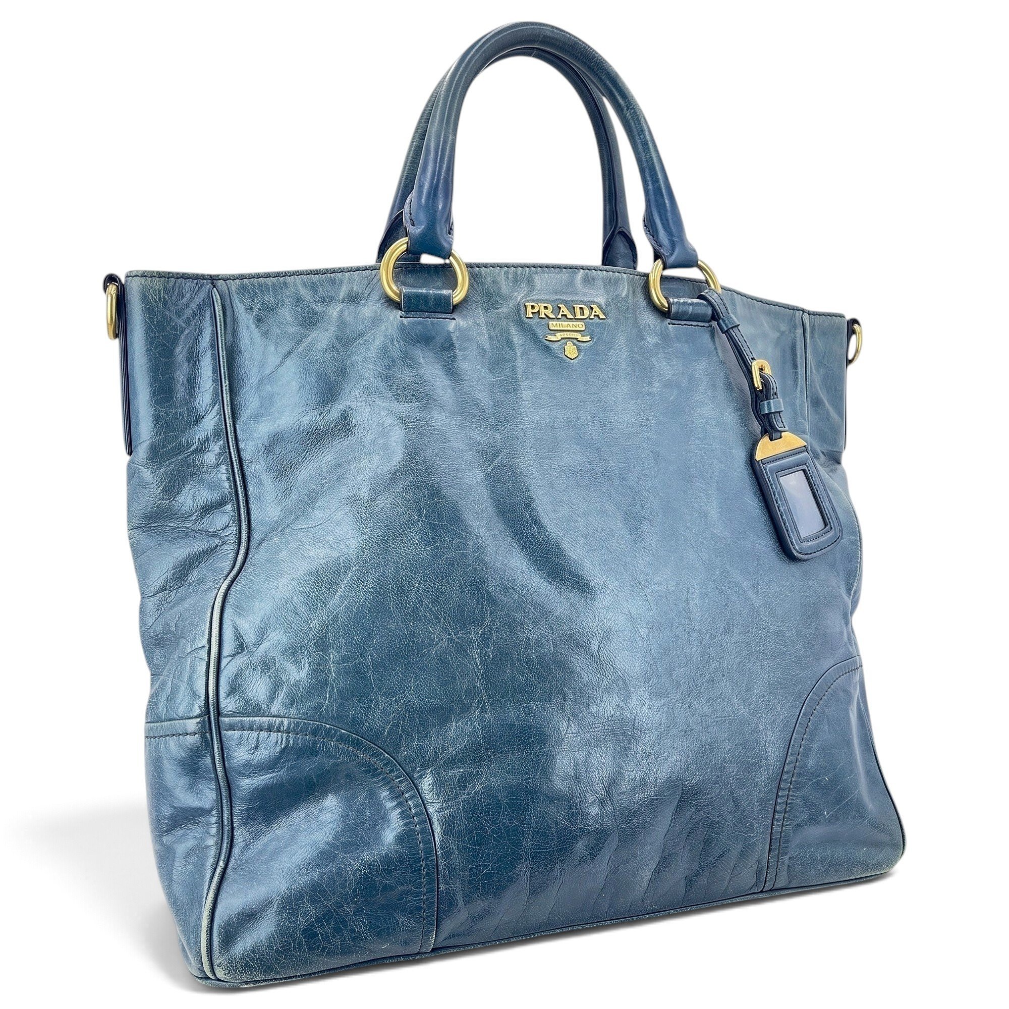 Promenade leather handbag