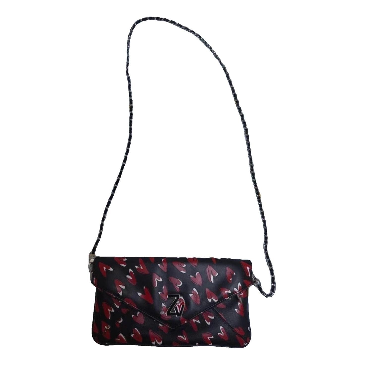 Rock leather clutch bag