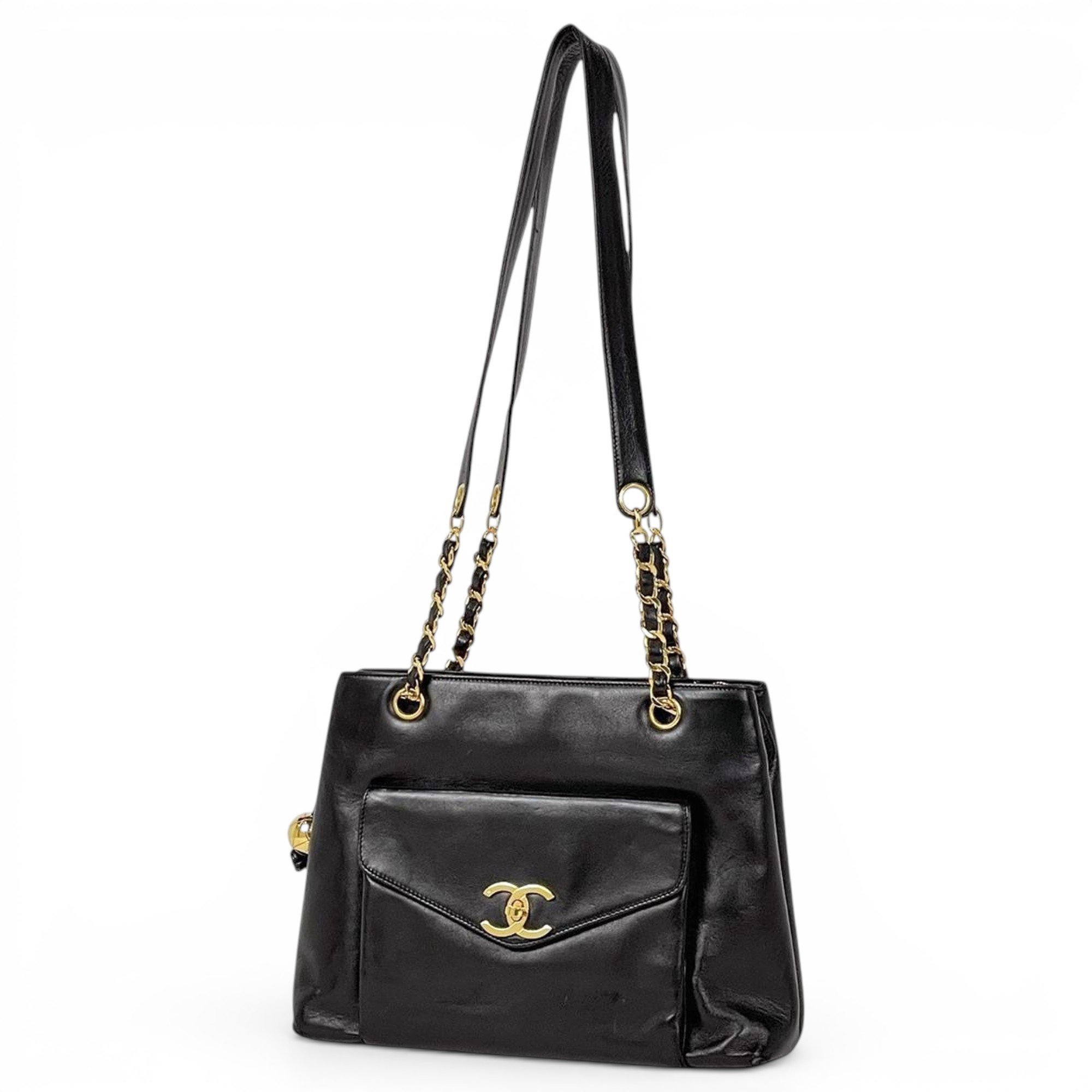 Leather tote
